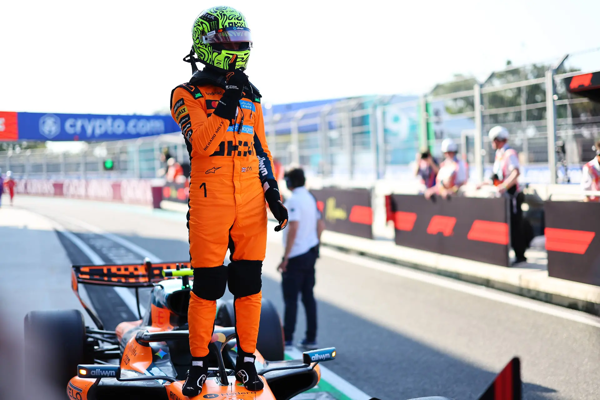 Startopstelling sprintrace Miami | Norris doorbreekt Mercedes-reeks, Verstappen mikt vanaf P5 op podium