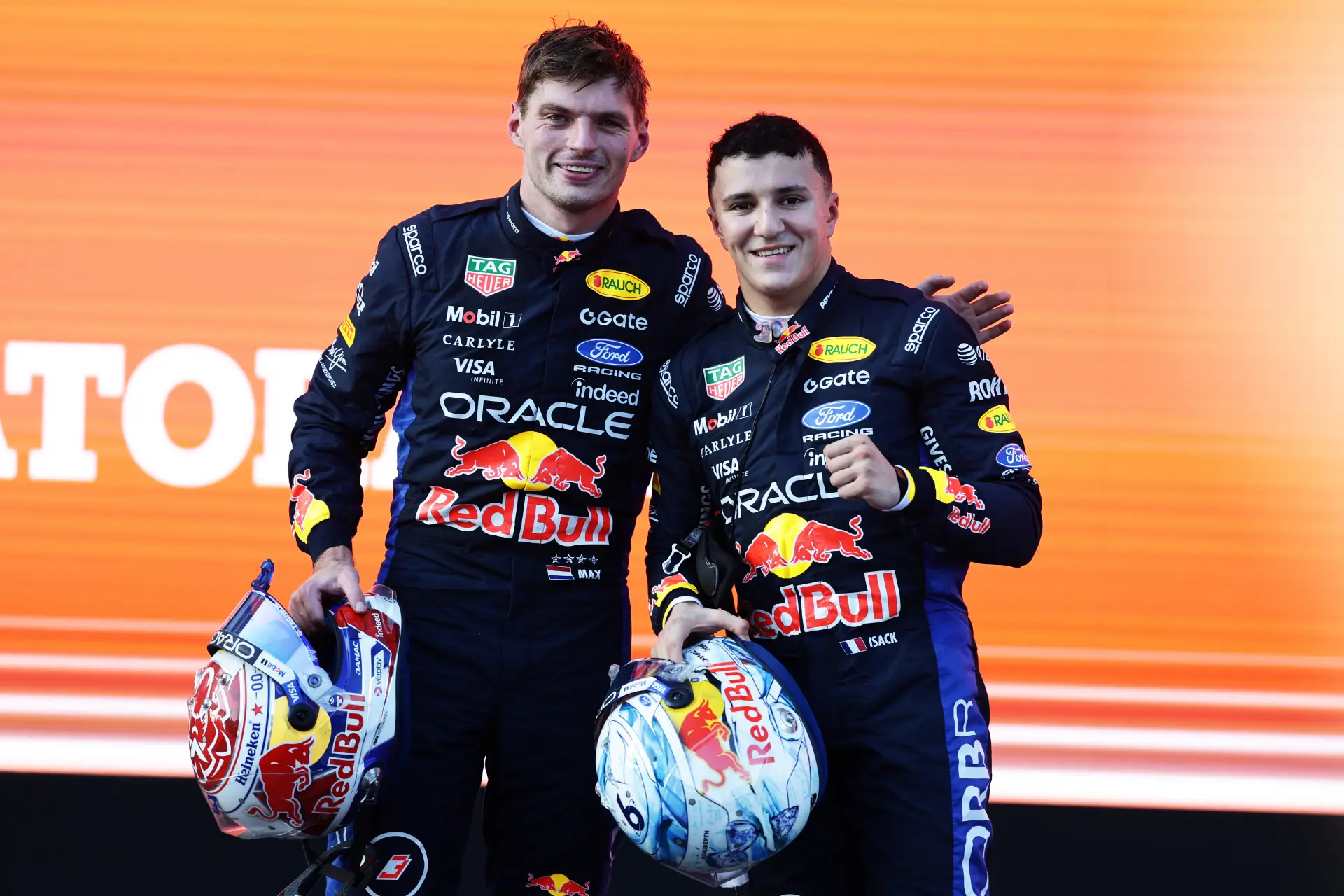 max-verstappen-isack-hadjar-podium-azerbeidzjan-baku-bakoe-2026