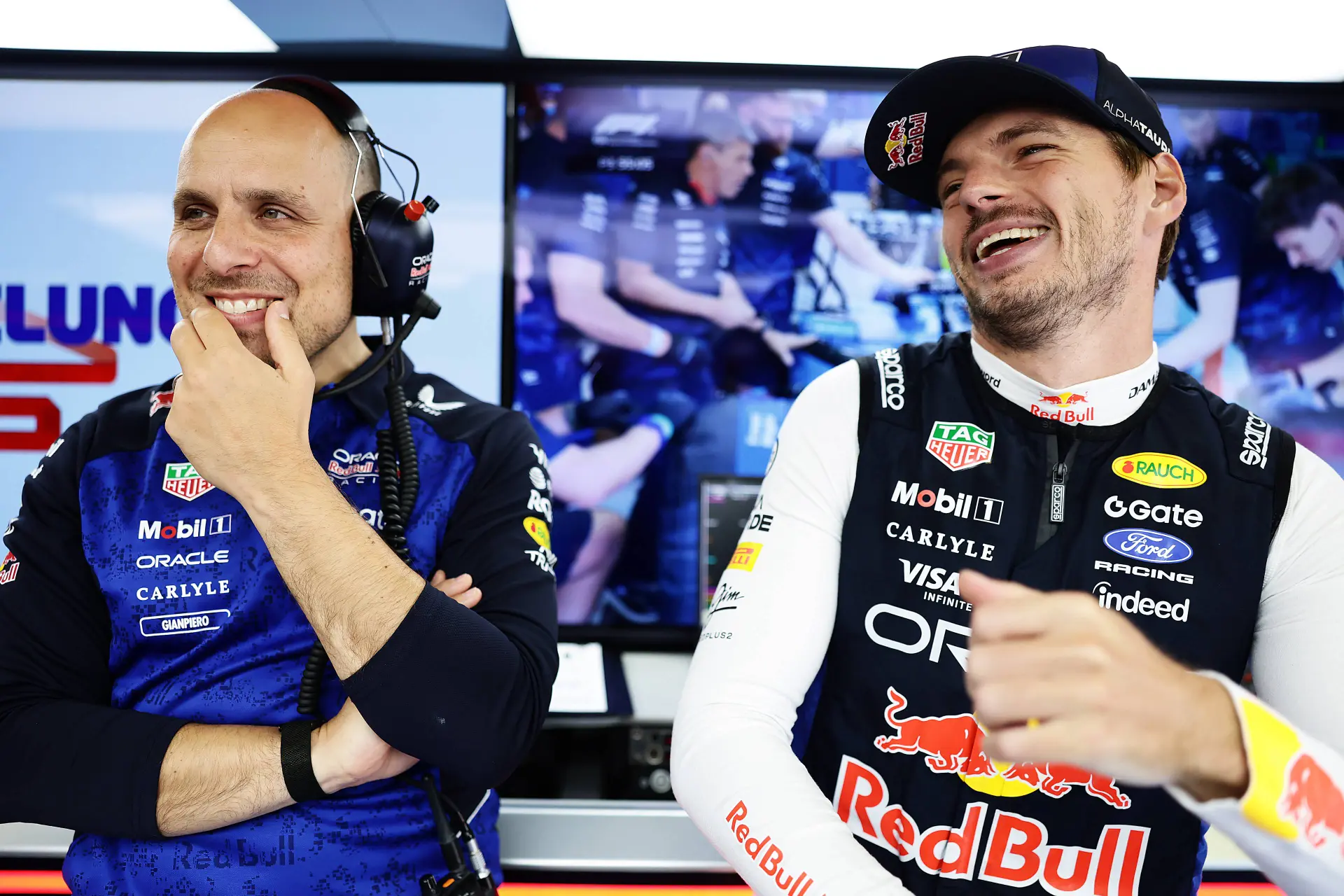 max-verstappen-red-bull-racing-italië-monza-lach-gianpiero-lambiase