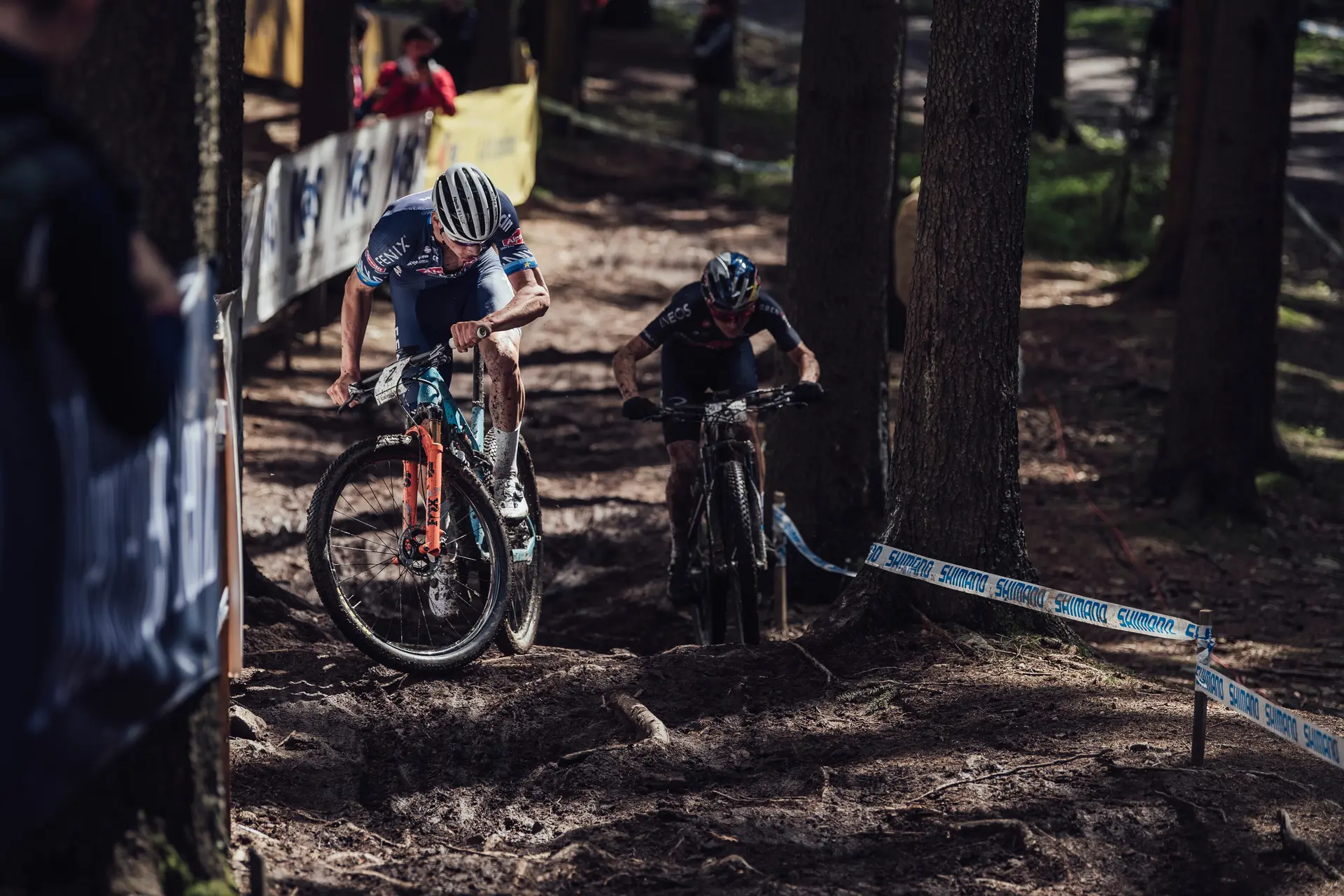 Tom Pidcock returns to Nove Město MTB World Cup this week, while van der Poel skips after breaking bone last year
