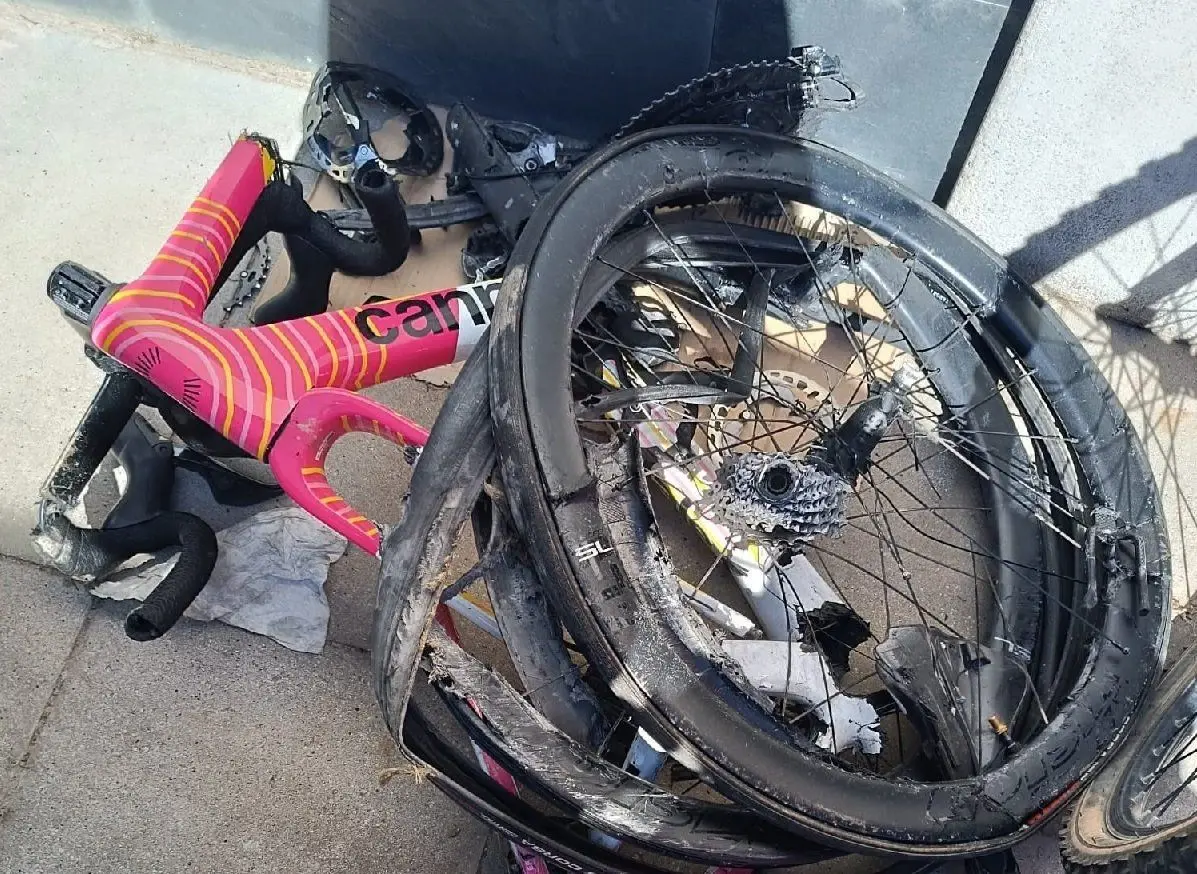 fiets crash amador