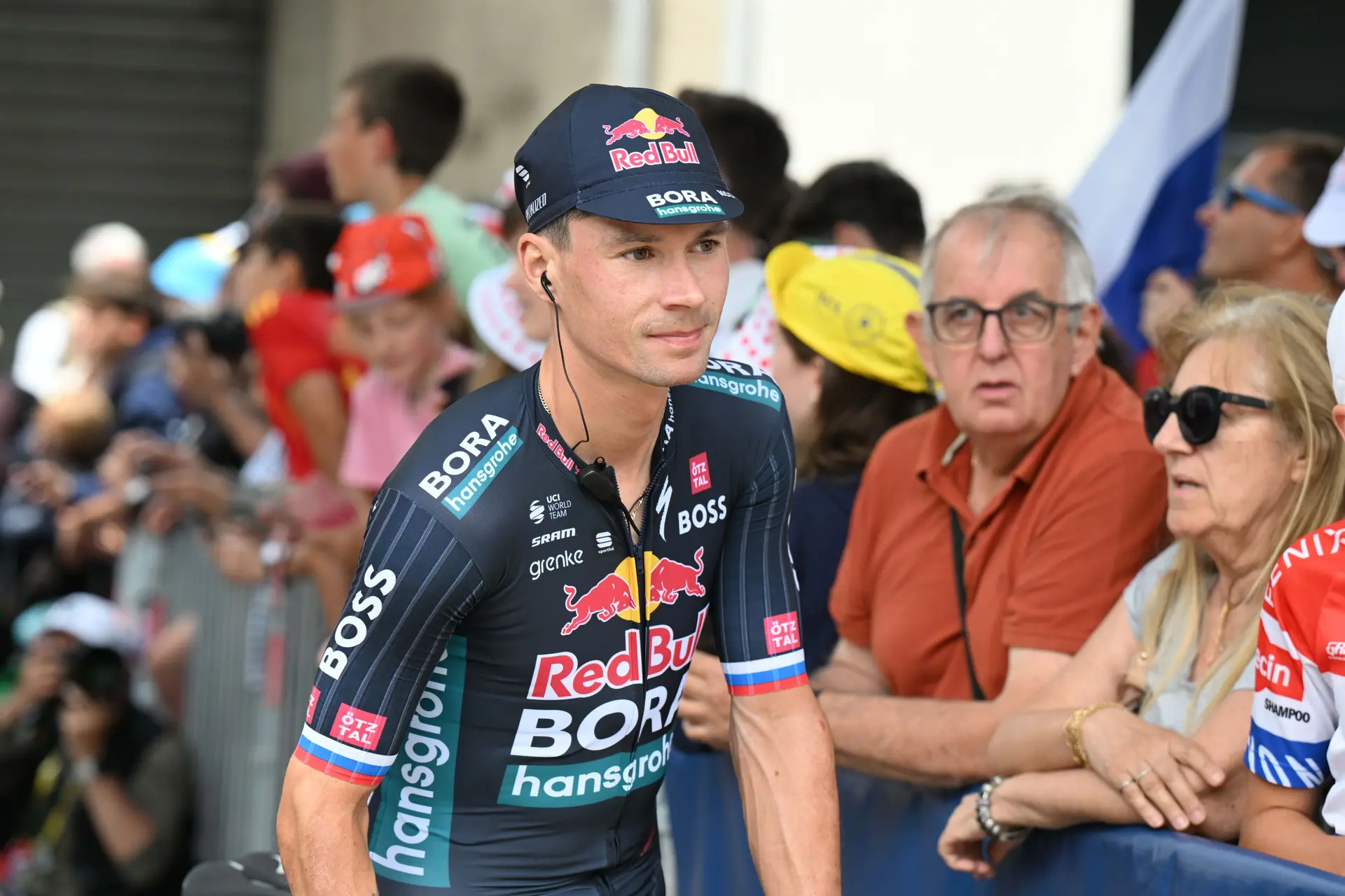 Roglic maintains sense of humor after time trial: "A bad sign that I was the first of the favorites to start"
