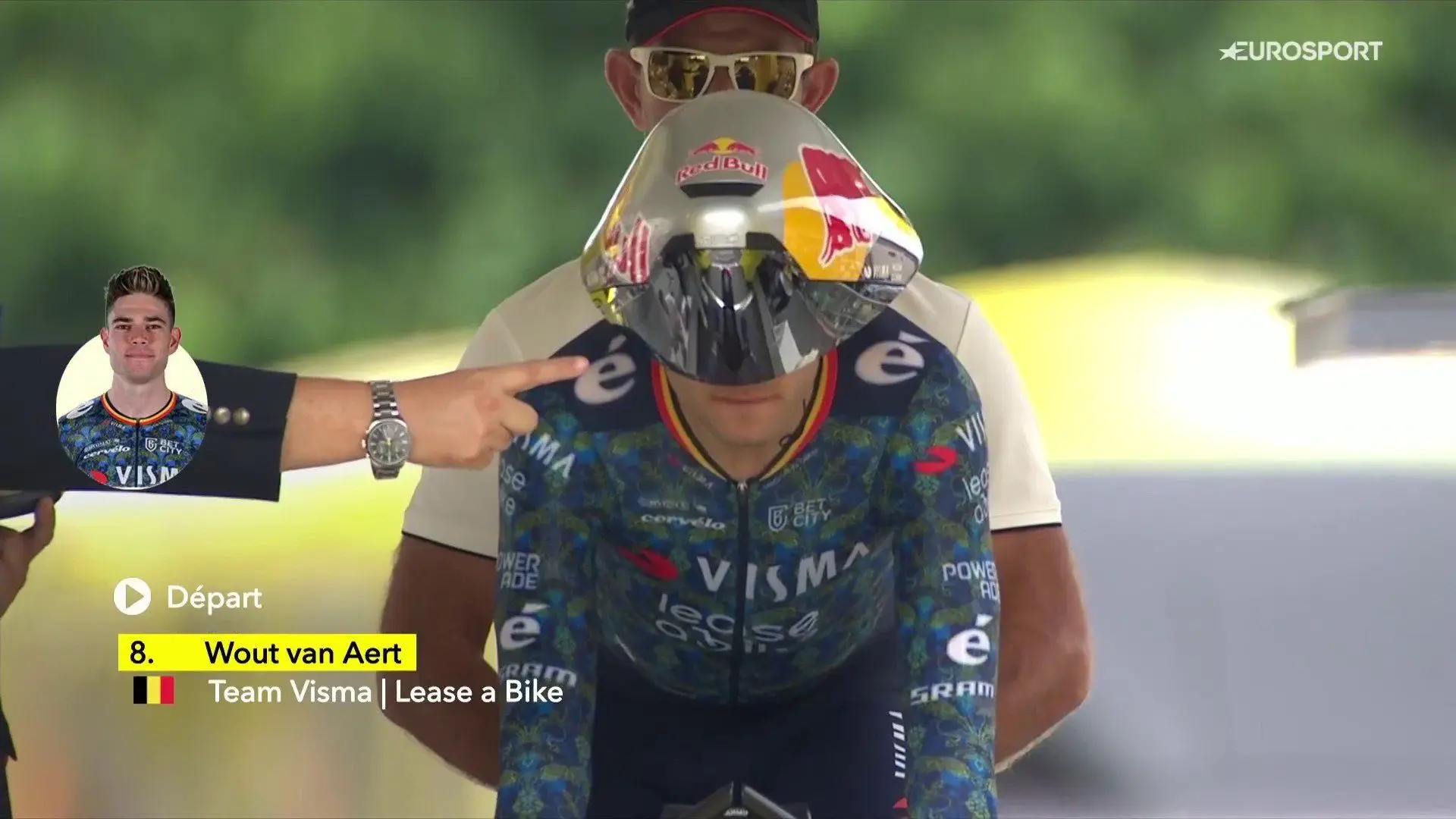 Wout van Aert deeply disappointed after weak and disappointing time trial, remains confident for upcoming stages