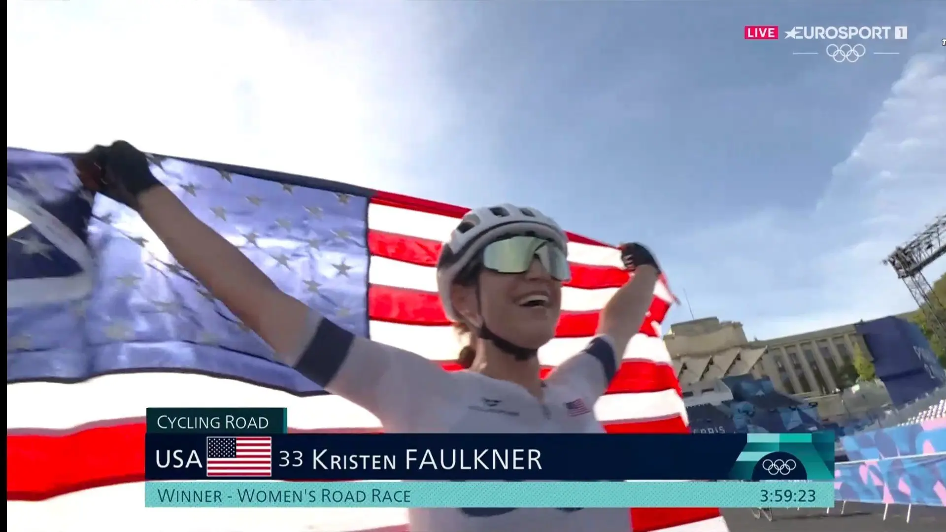 Olympic champion Faulkner didn't fall for Kopecky's trap: "I made her work for it anyway"