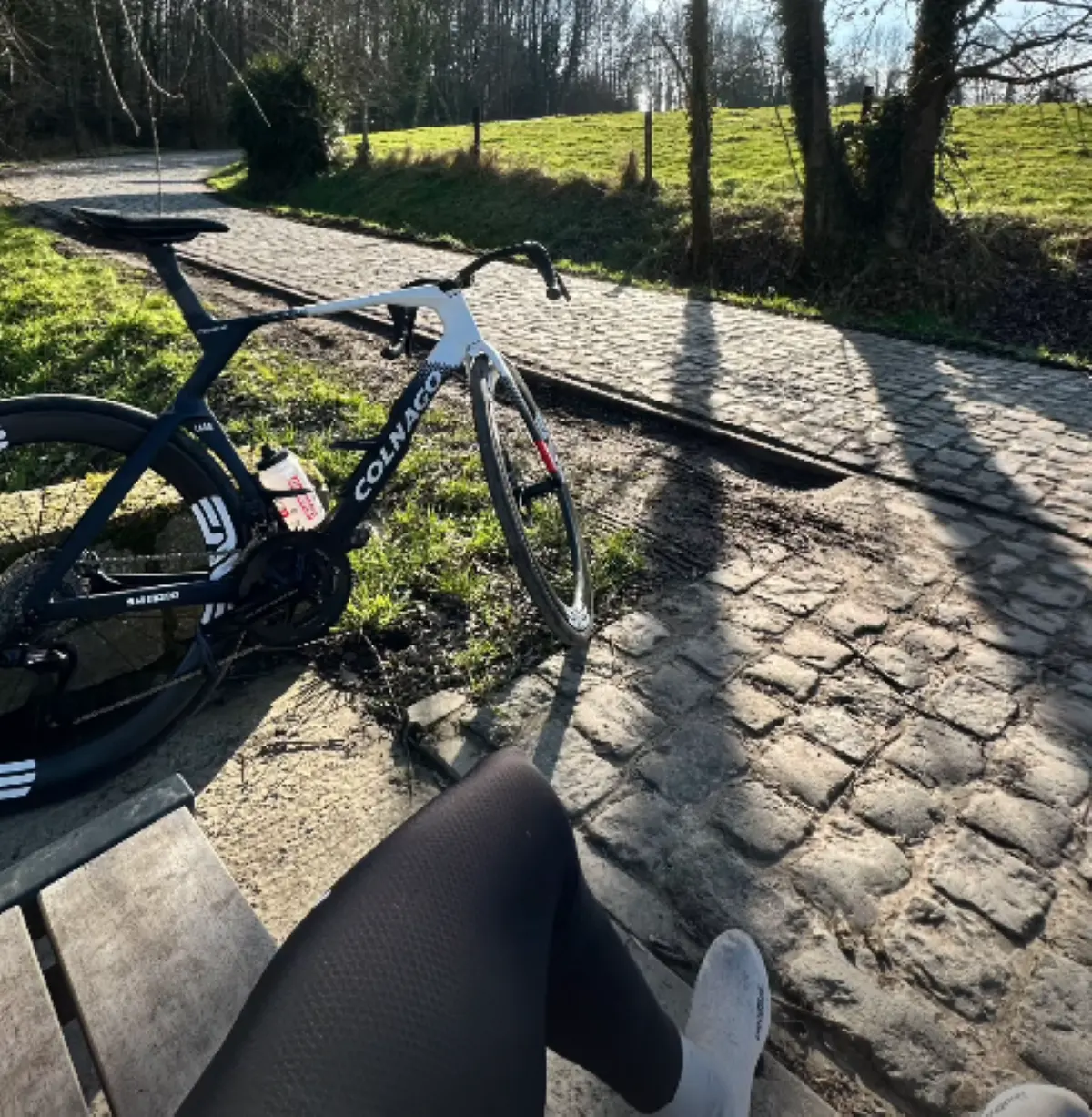 📸 Pogacar explores (with Flemish juniors) in Flanders (and Trouée d'Arenberg?), but first race is outside Europe