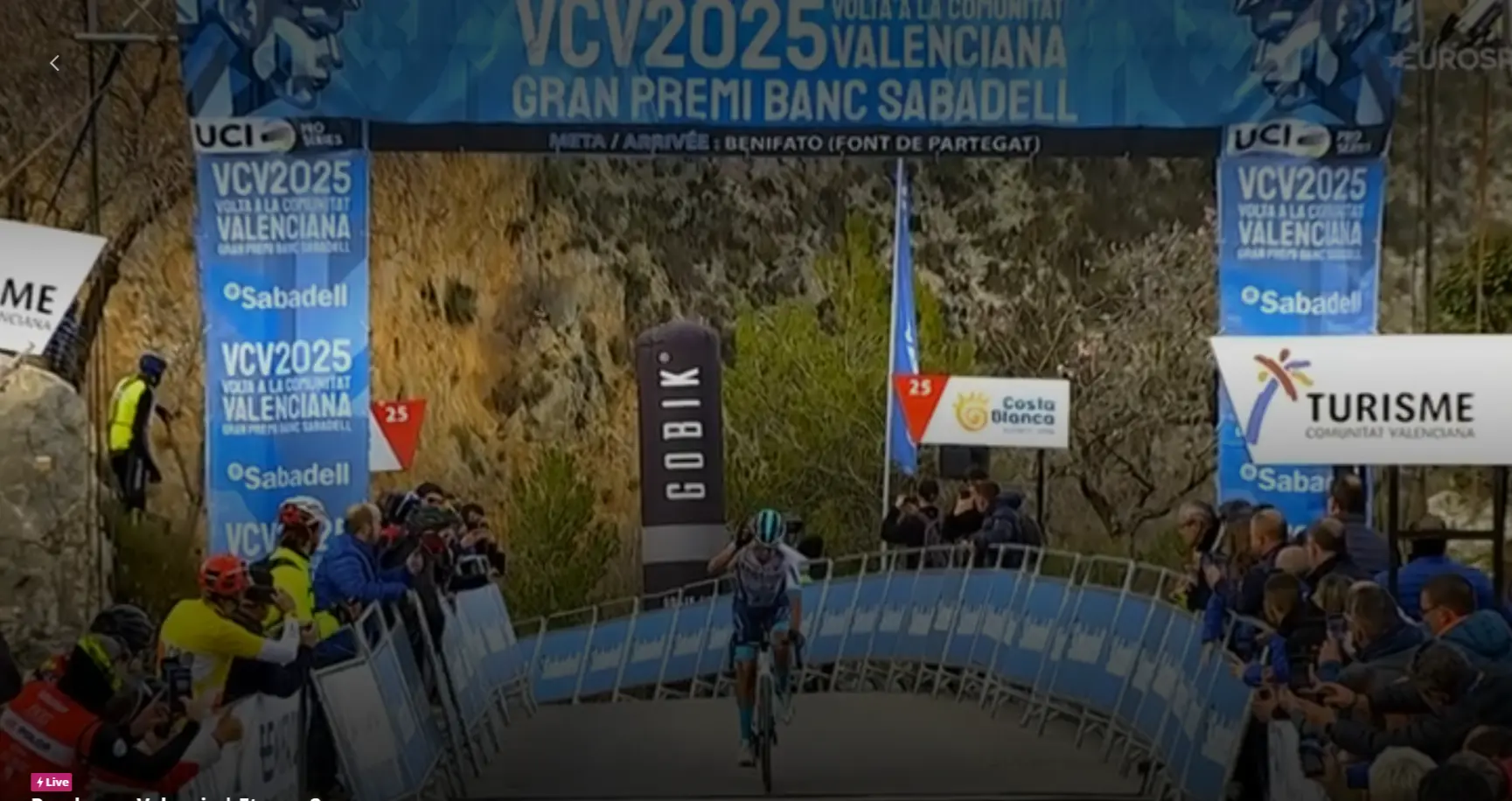 Fantastic one-two for Bahrain-Victorious in Valencia: Buitrago wins ahead of Bilbao, Vacek clings to leader’s jersey