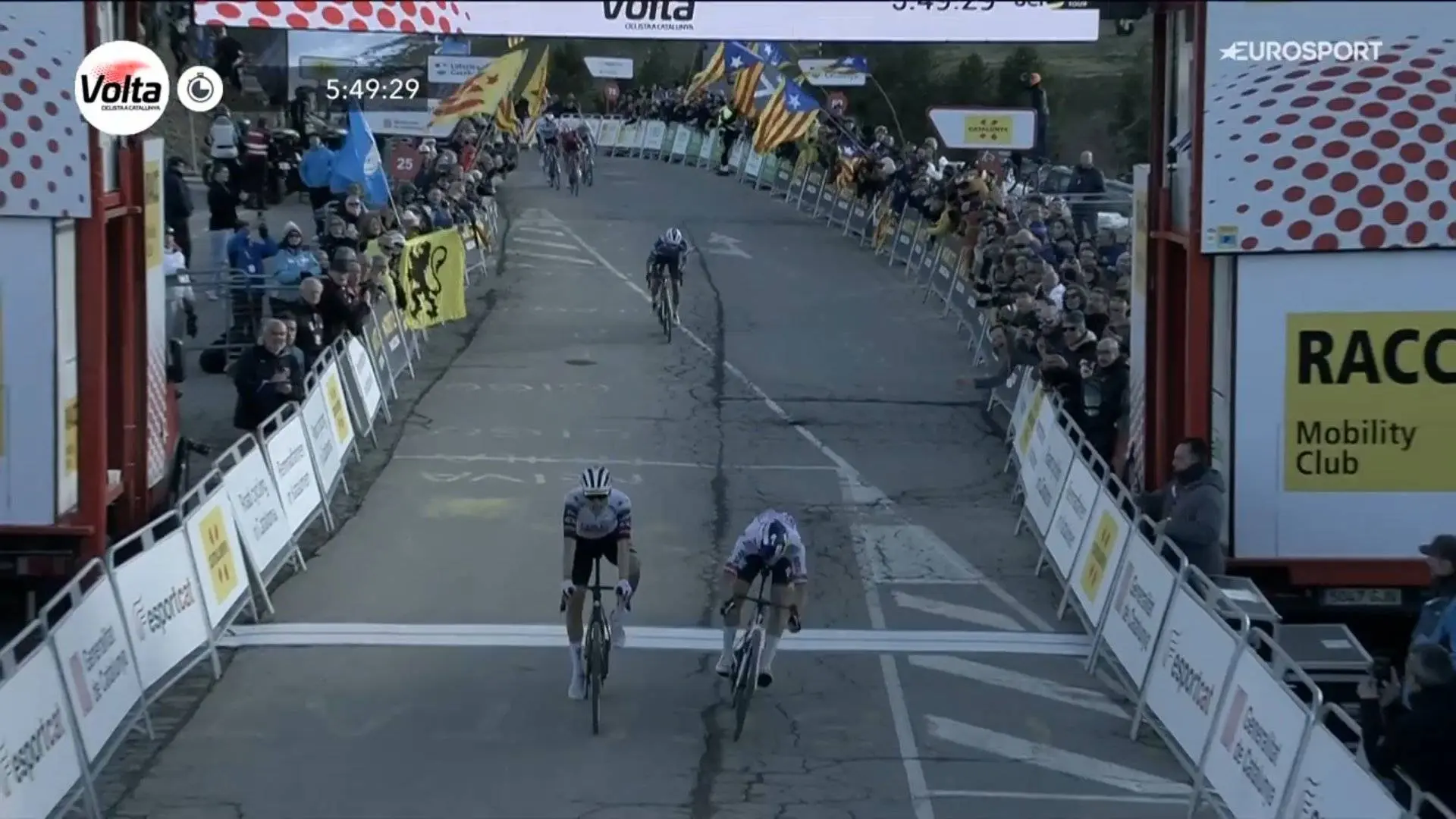 Preview of the Giro? Juan Ayuso and Primoz Roglic battle it out in Catalonia, Spanish rider wins