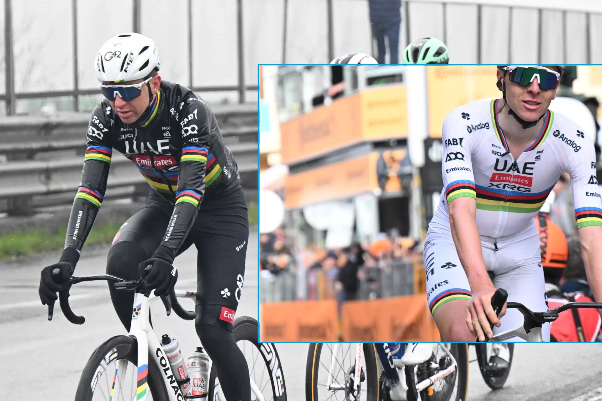 Issue regarding Pogacar's outfit in Sanremo resolved: "He wasn't naked on the side of the road"