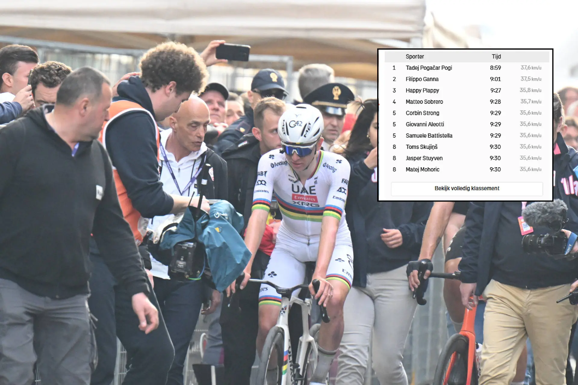 These staggering Pogacar numbers miraculously weren’t enough to drop Van der Poel