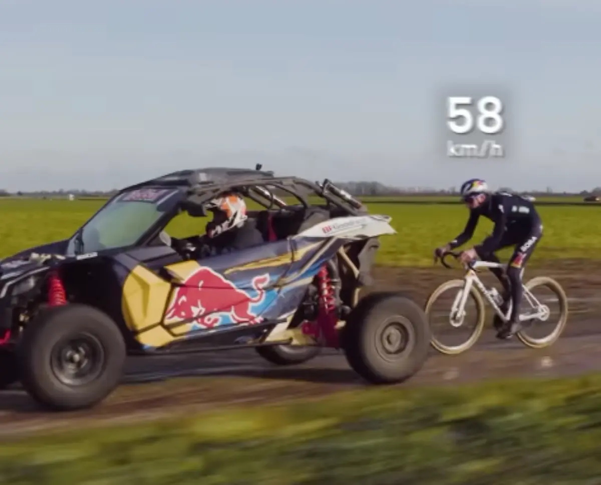 🎥 Tim van Dijke and Red Bull show just how fast you can go over the cobbles of Paris-Roubaix behind a quad