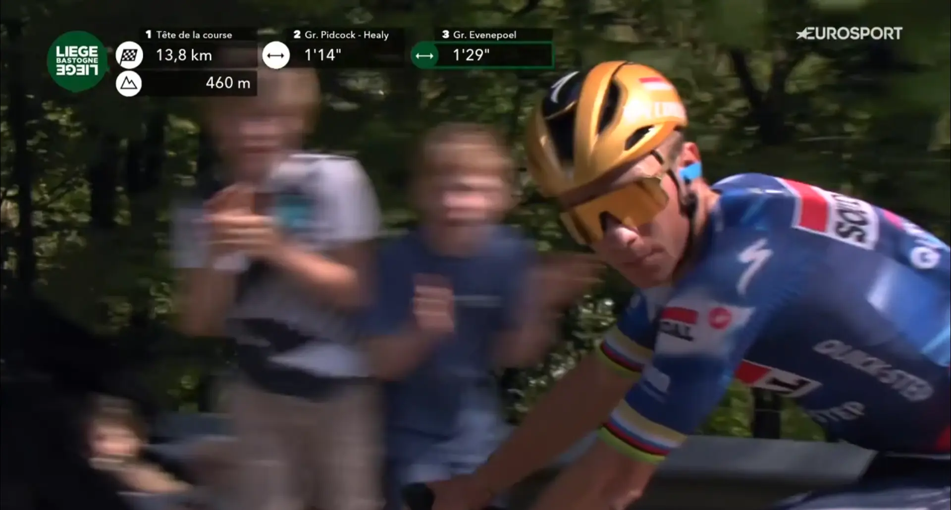 What happened to Remco Evenepoel in Liège-Bastogne-Liège? "I'm not a robot," states the Olympic champion