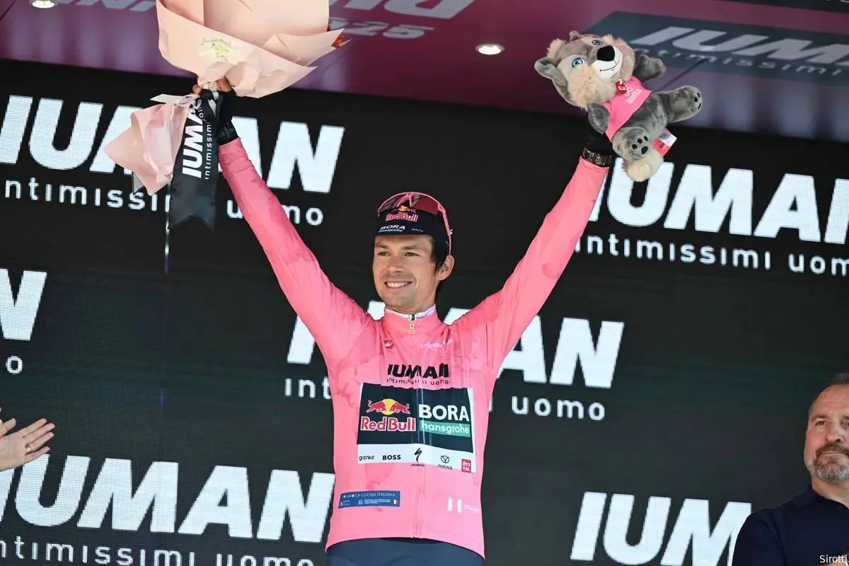 Course and results Giro d'Italia 2025 | Roglic takes the lead in the general classification, white jersey goes to Ayuso after stage win