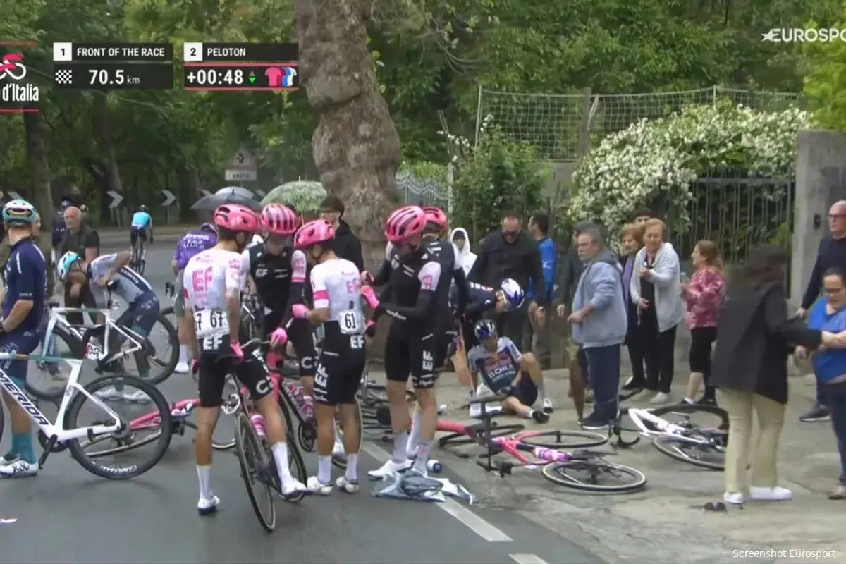 Hindley out, GC hopefuls and sprinters banged up: teams counting the cost at the Giro d’Italia