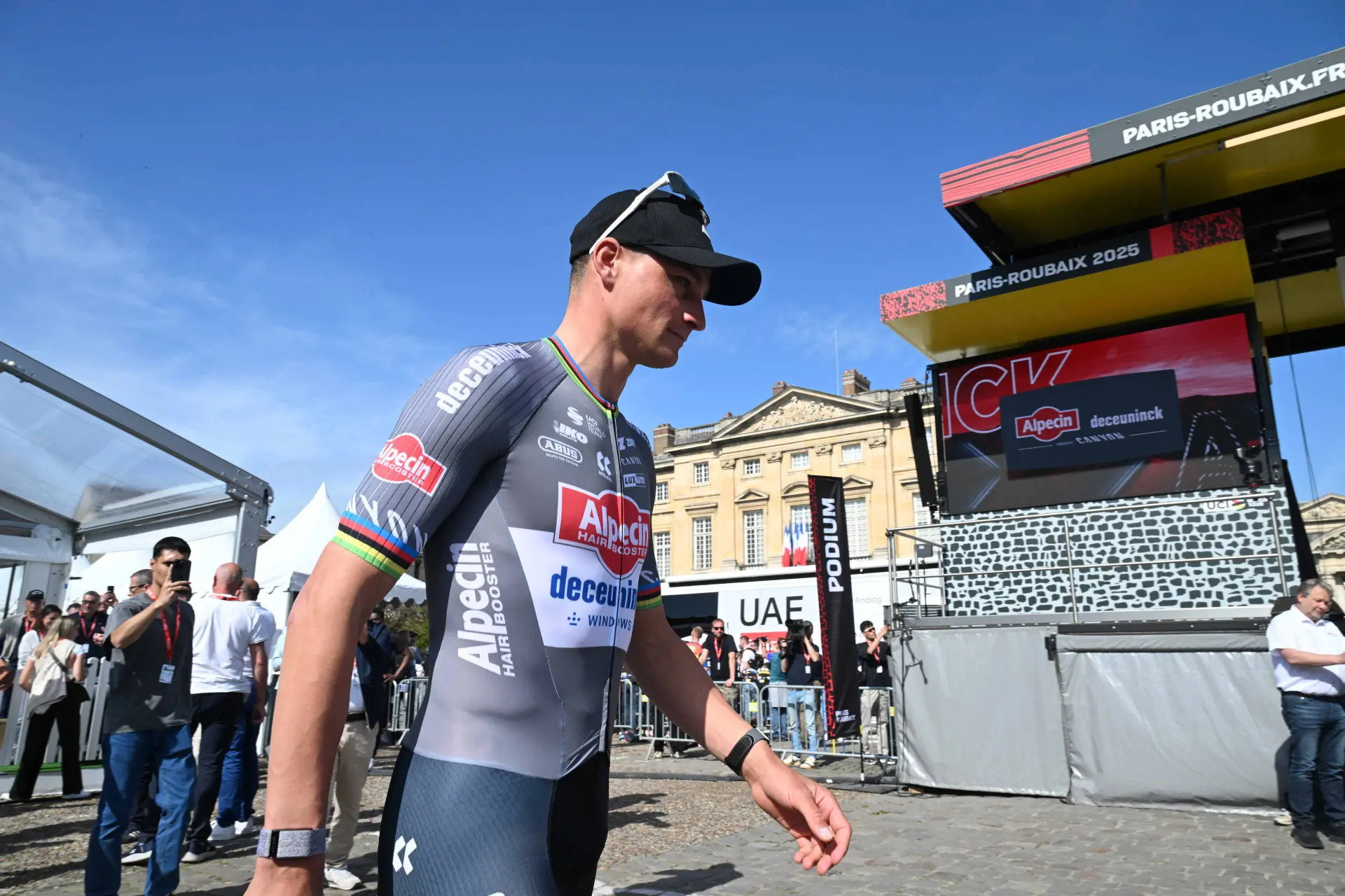 Mathieu van der Poel adds road race to Tour de France prep