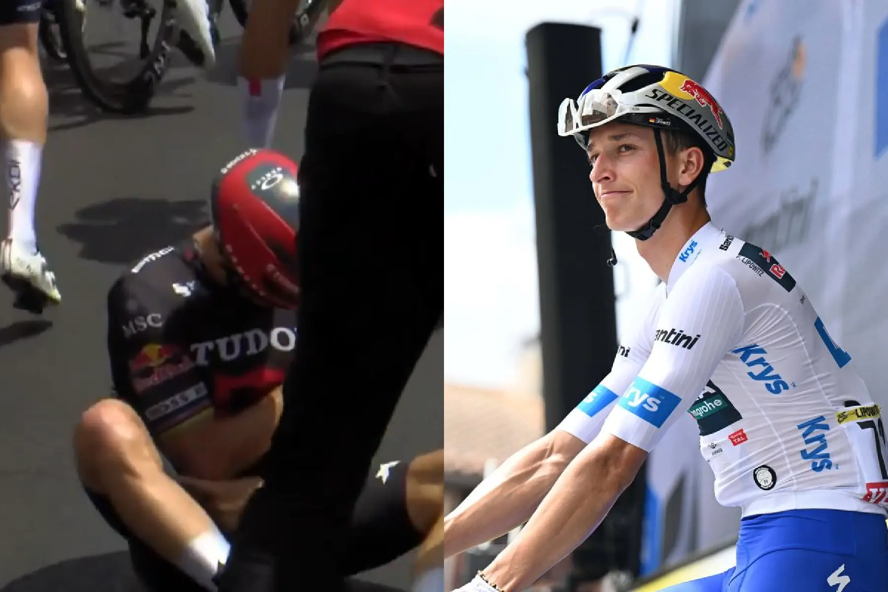 Pogacar refused to take advantage of breakaway role after Lipowitz crash and Vingegaard delay: "That’s normal"