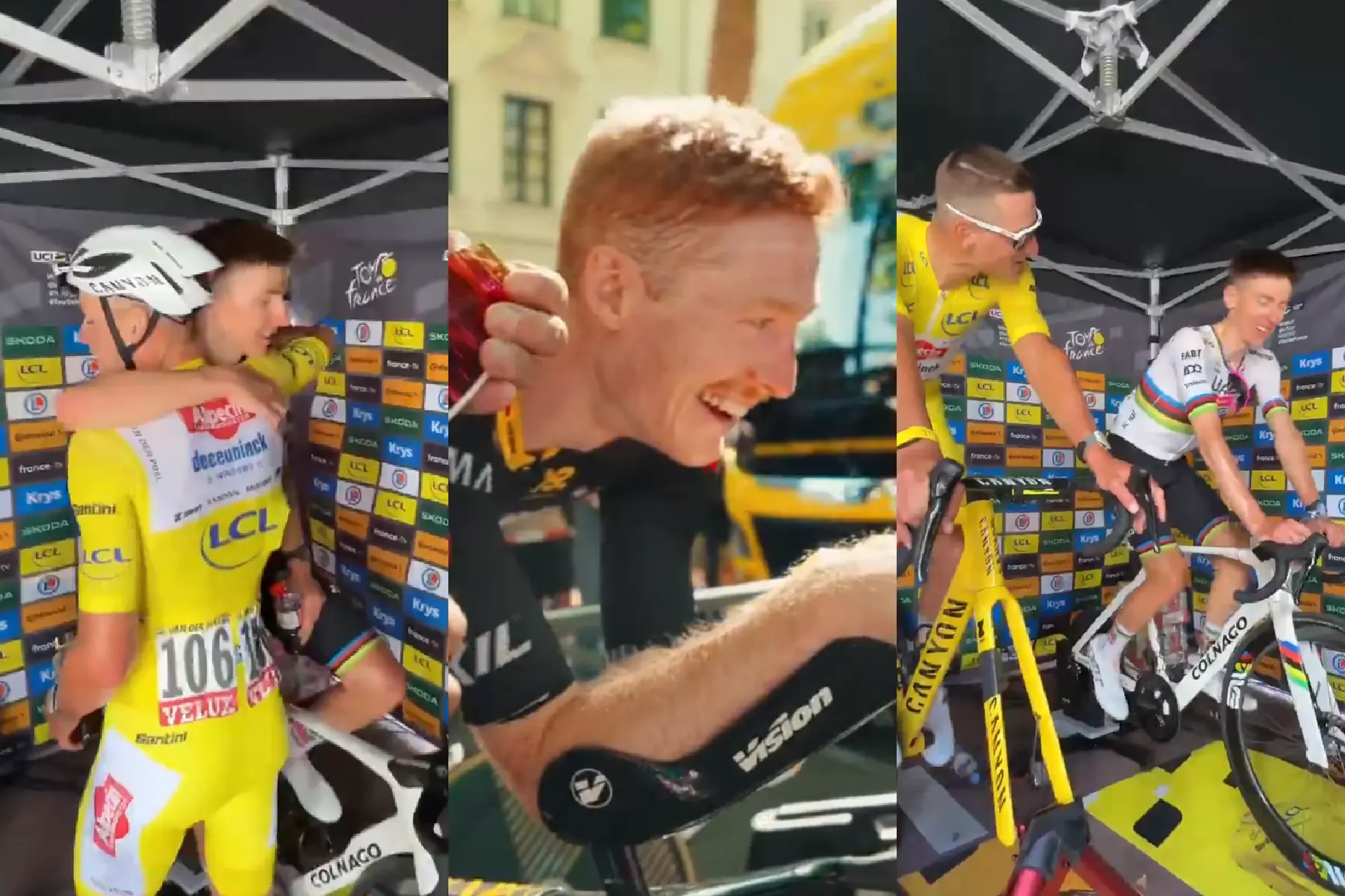 🎥 Footage of Pogacar with Van der Poel and Vingegaard says it all: "It's impossible against you"