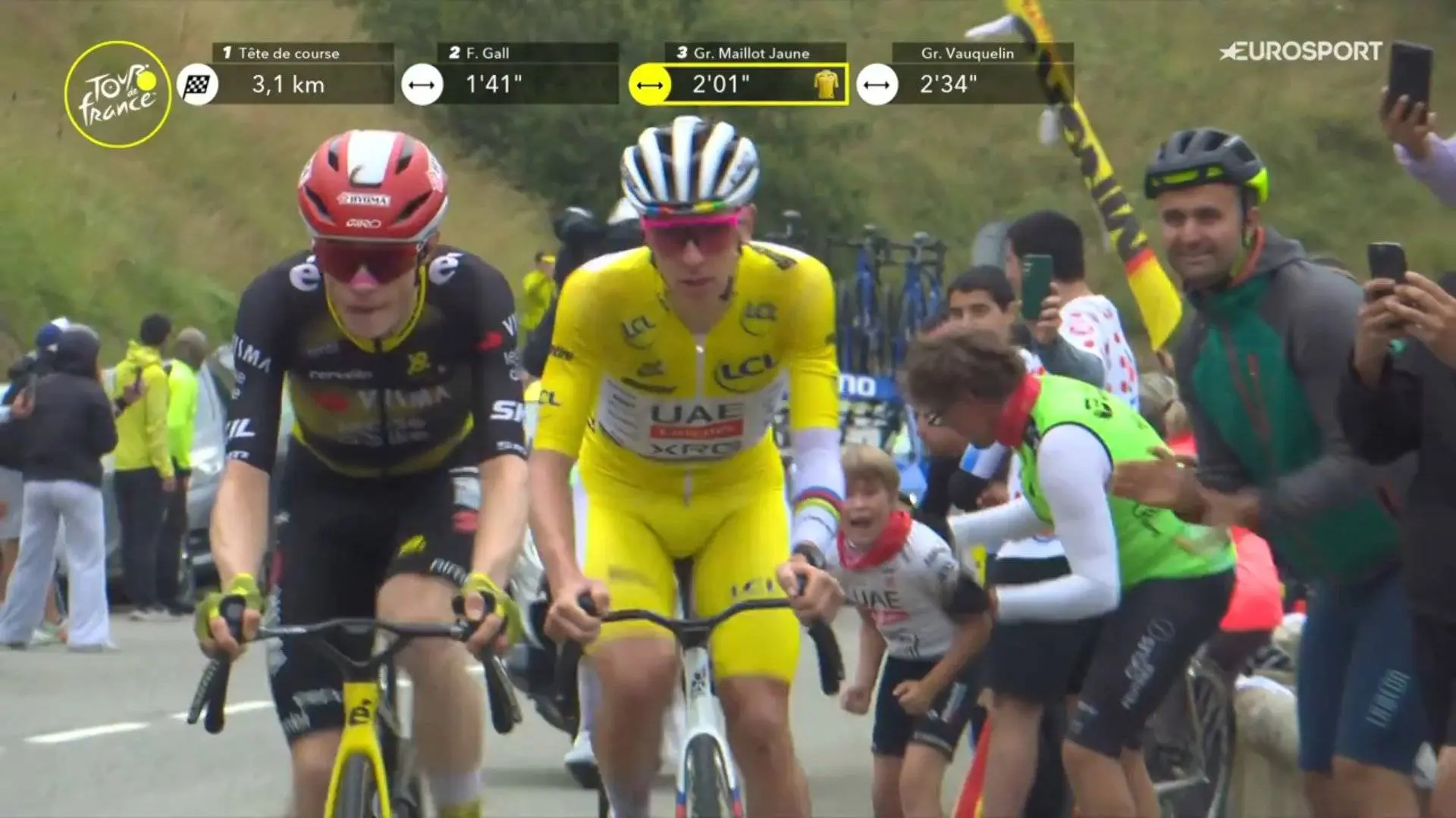 Attacking Vingegaard compliments Arensman, who defeated two of his super-domestiques