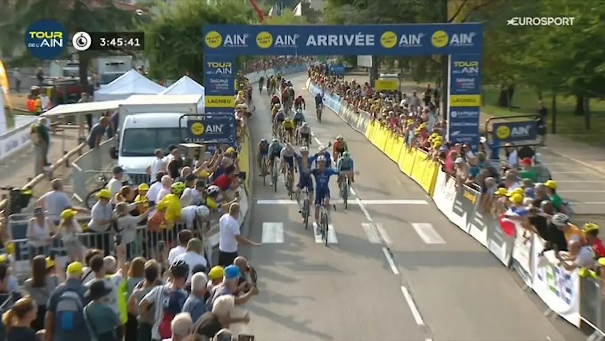 Visma | LaB spices up the first stage of the Tour de l'Ain, but Donnenwirth wins ahead of Gaudu