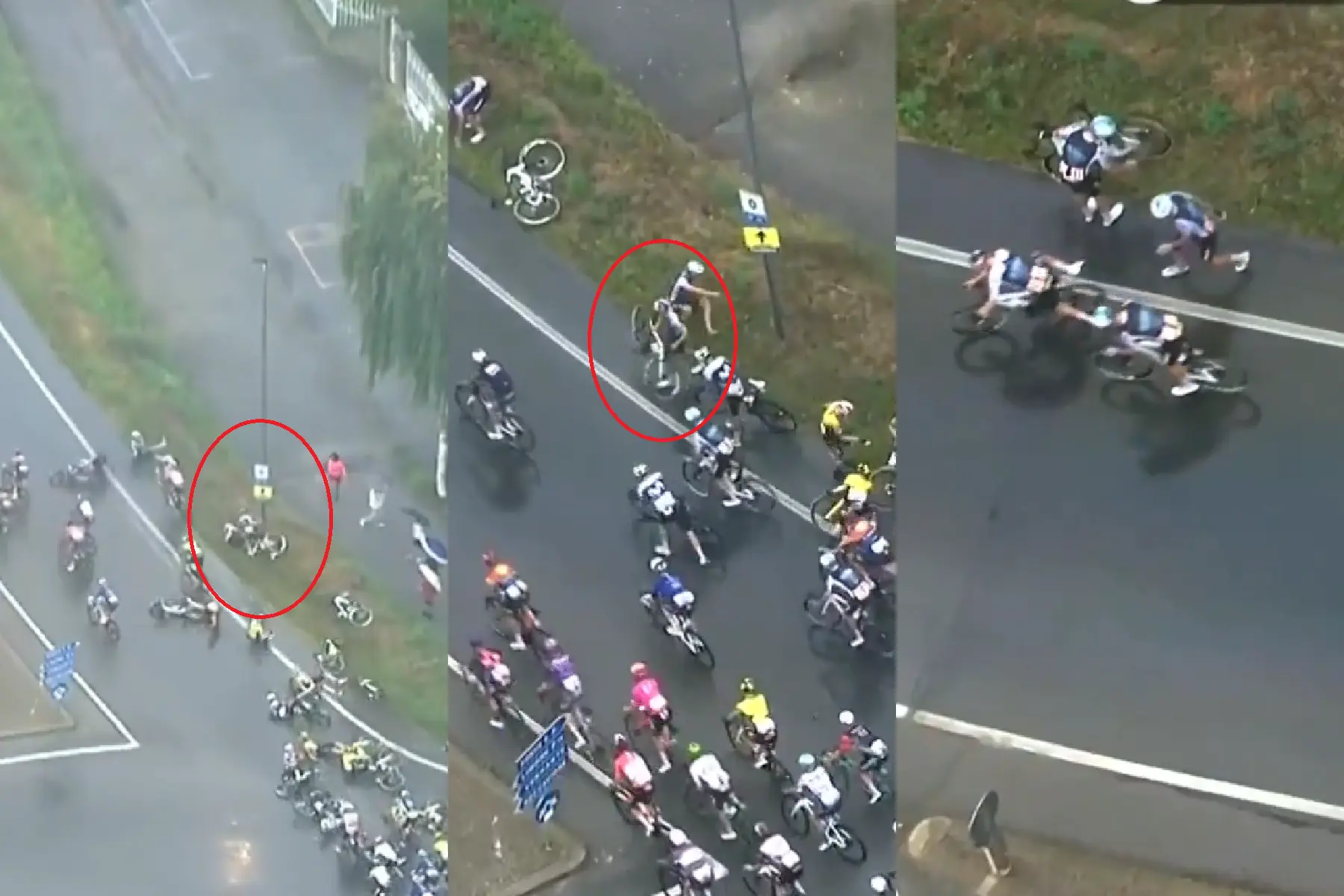 90% of the peloton split in half, but daredevil Pidcock averted a dramatic Vuelta crash