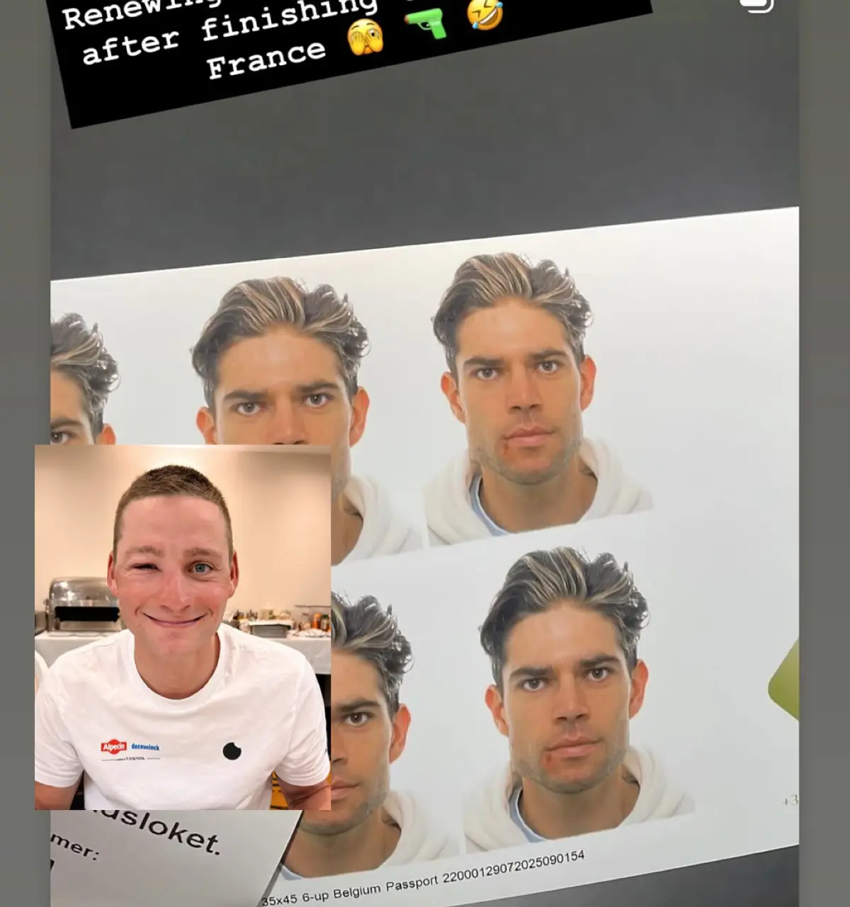 📸 Van der Poel (“Let’s see what August brings") and van Aert (“Worst idea of the week”) embrace self-mockery on Instagram