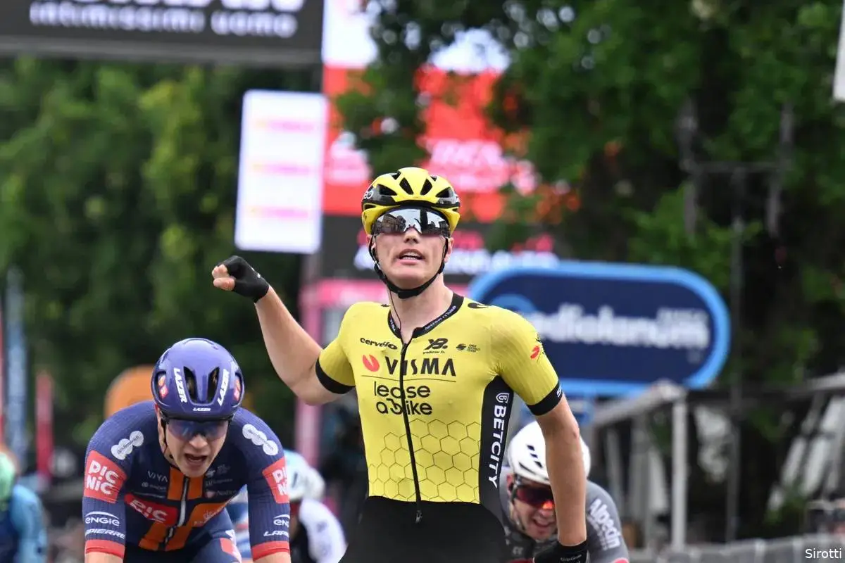 Course and results Tour of Britain 2025 | Visma | Lease a Bike secures a strong position