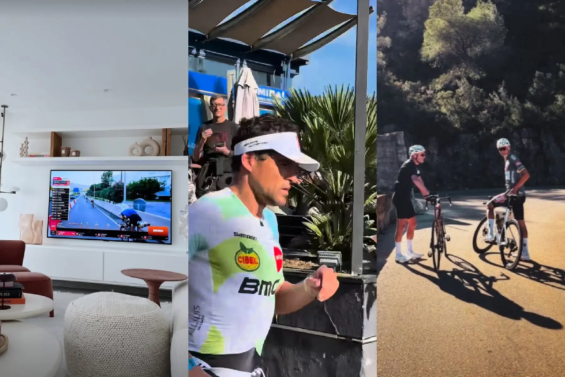 Mathieu Approves: Van der Poel sees Van Avermaet crowned World Champion and trains with his father Adrie