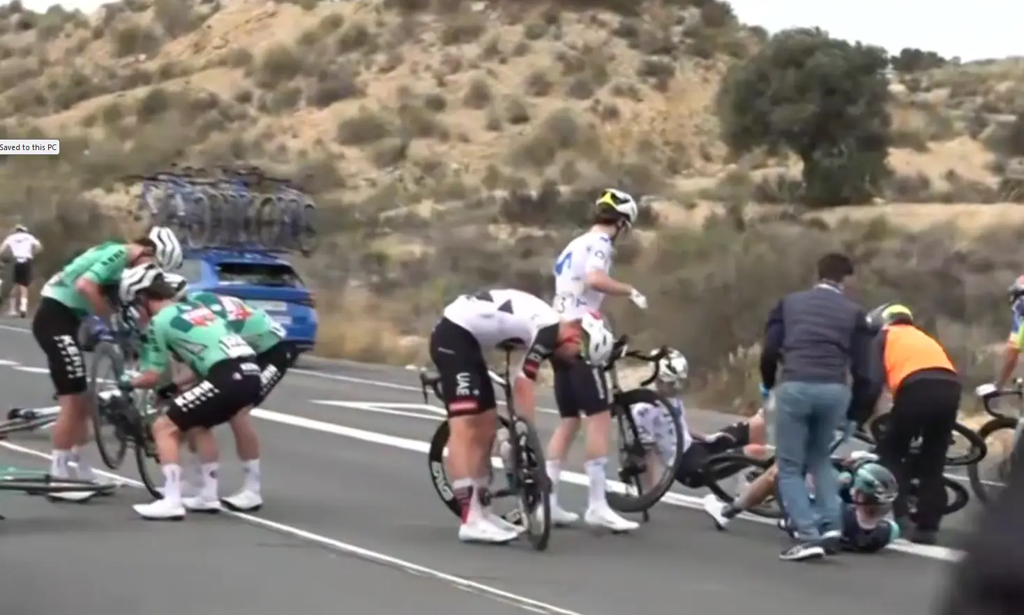 Uijtdebroeks abandons Tour of Valencia, but relief after hospital visit