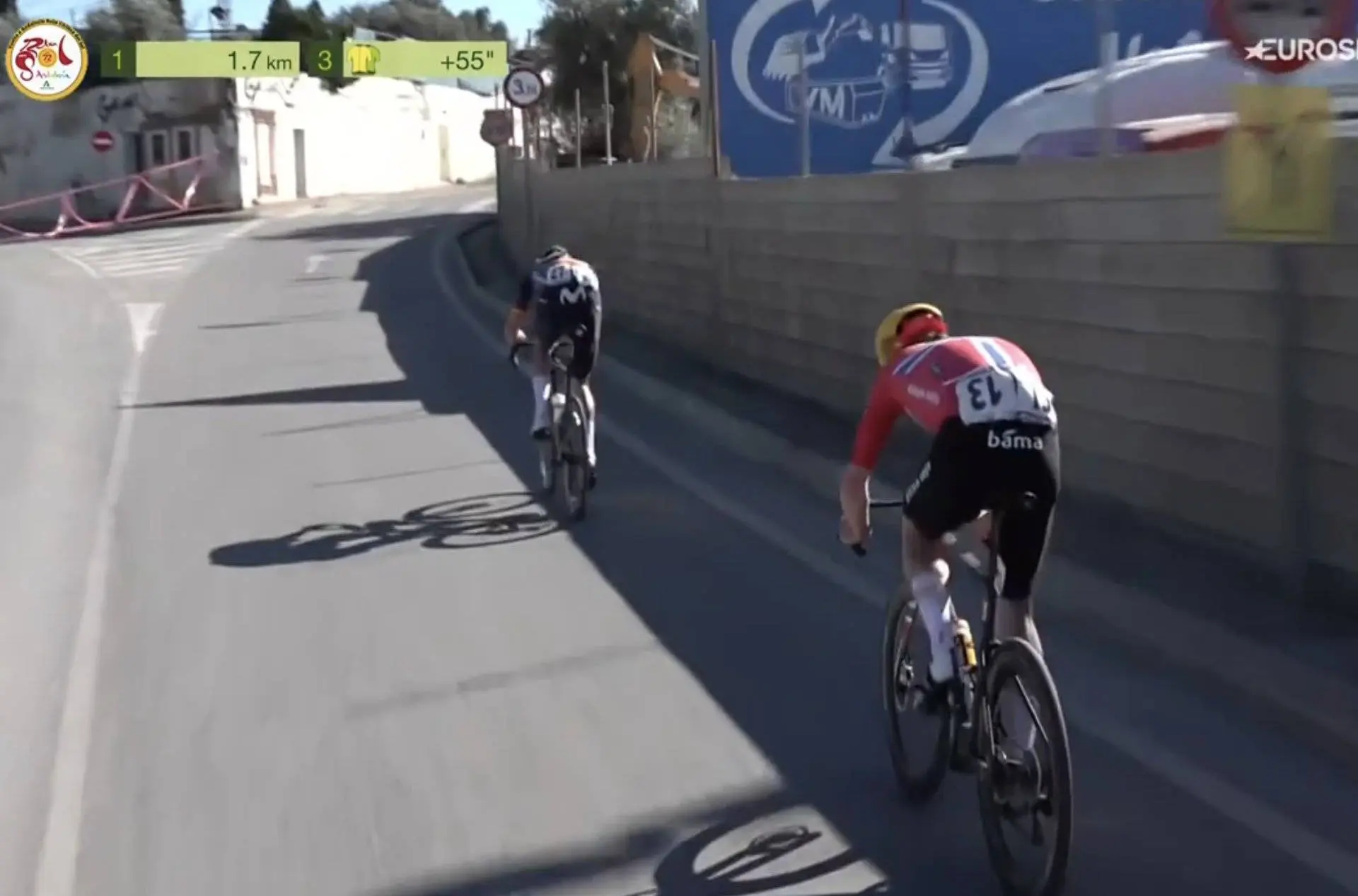 Laporte shows he can climb too, but peloton can’t reel in flying duo in Ruta del Sol