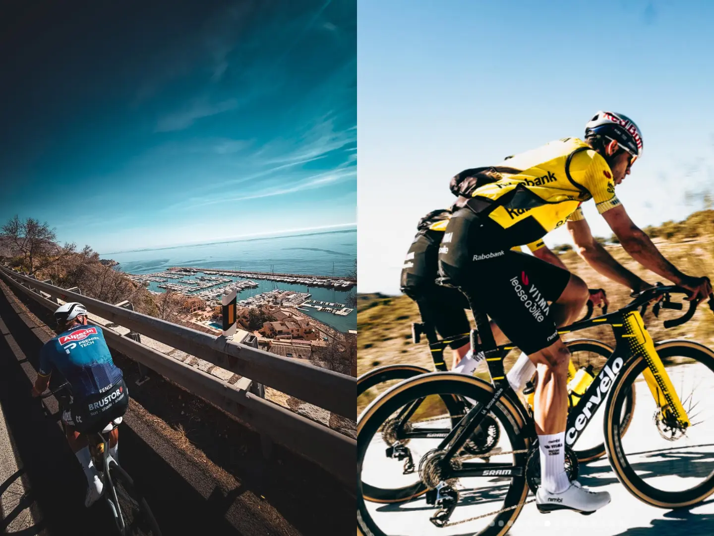 Final build-up to Omloop? Van der Poel and Van Aert put in the work in Spain