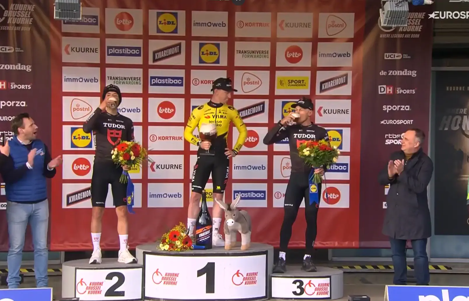 Matthew Brennan explains why he skipped the podium beer: “I’m not boring”