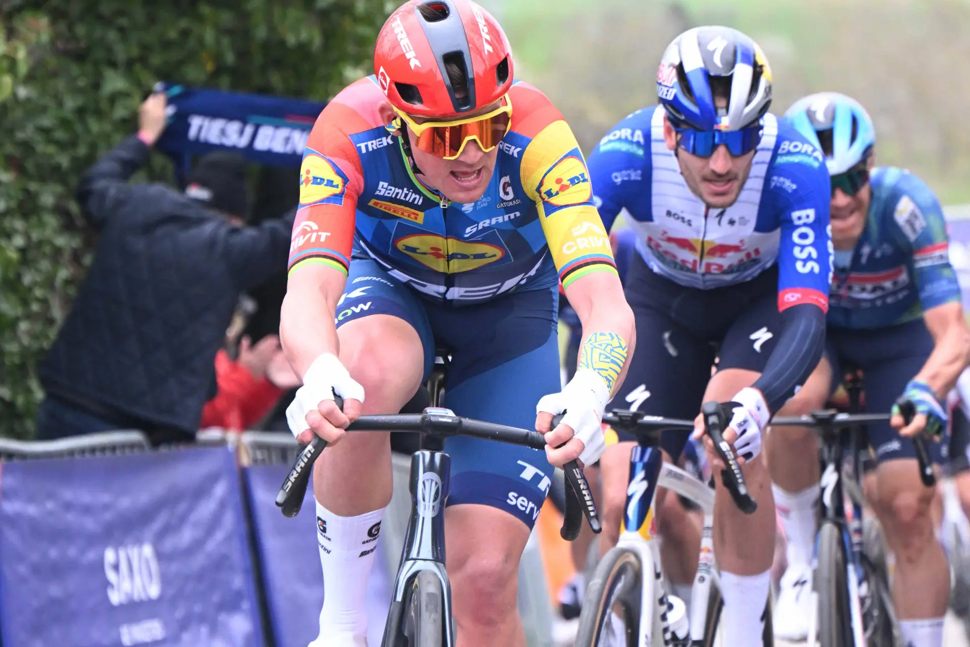 Voices from the E3 peloton after finishing just 24 seconds behind Mathieu van der Poel