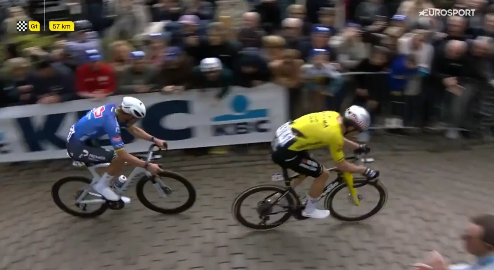 Zonneveld loved Van Aert’s gesture to Van der Poel: “A little sign of: we’re doing this together”