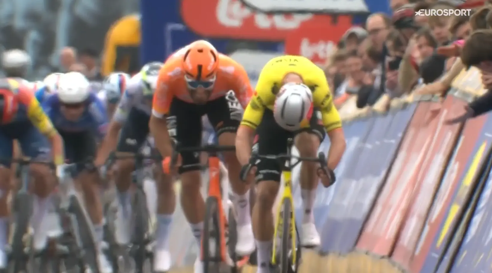 Filippo Ganna sympathises with Van Aert after fresh heartbreak: “Wout was outstanding”