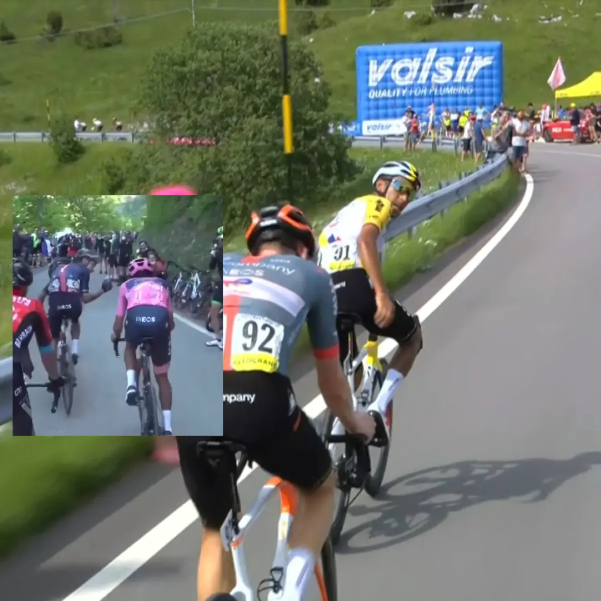 Bernal gave Arensman his Martínez moment on stage 20 of the Giro: ‘I thought exactly of that’