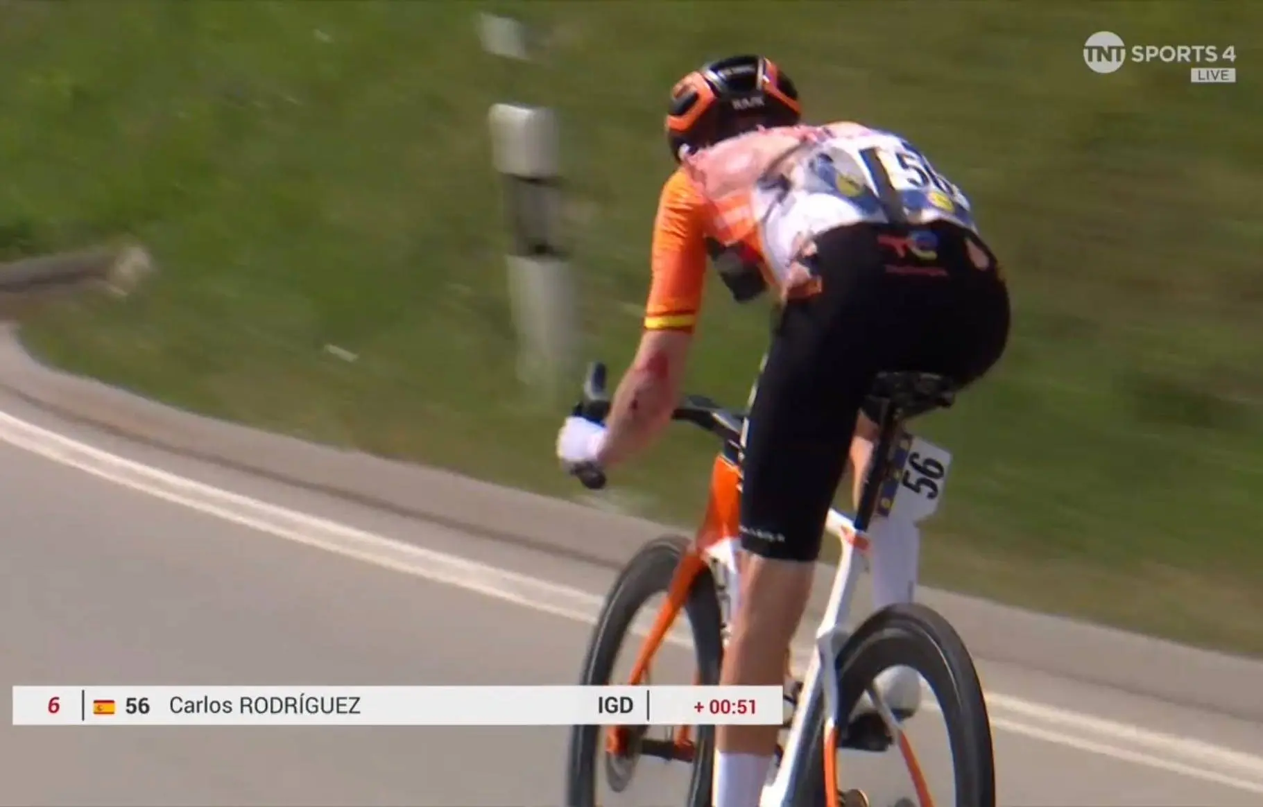 🎥 Carlos Rodríguez also blames motorbike after crashing at 80 km/h