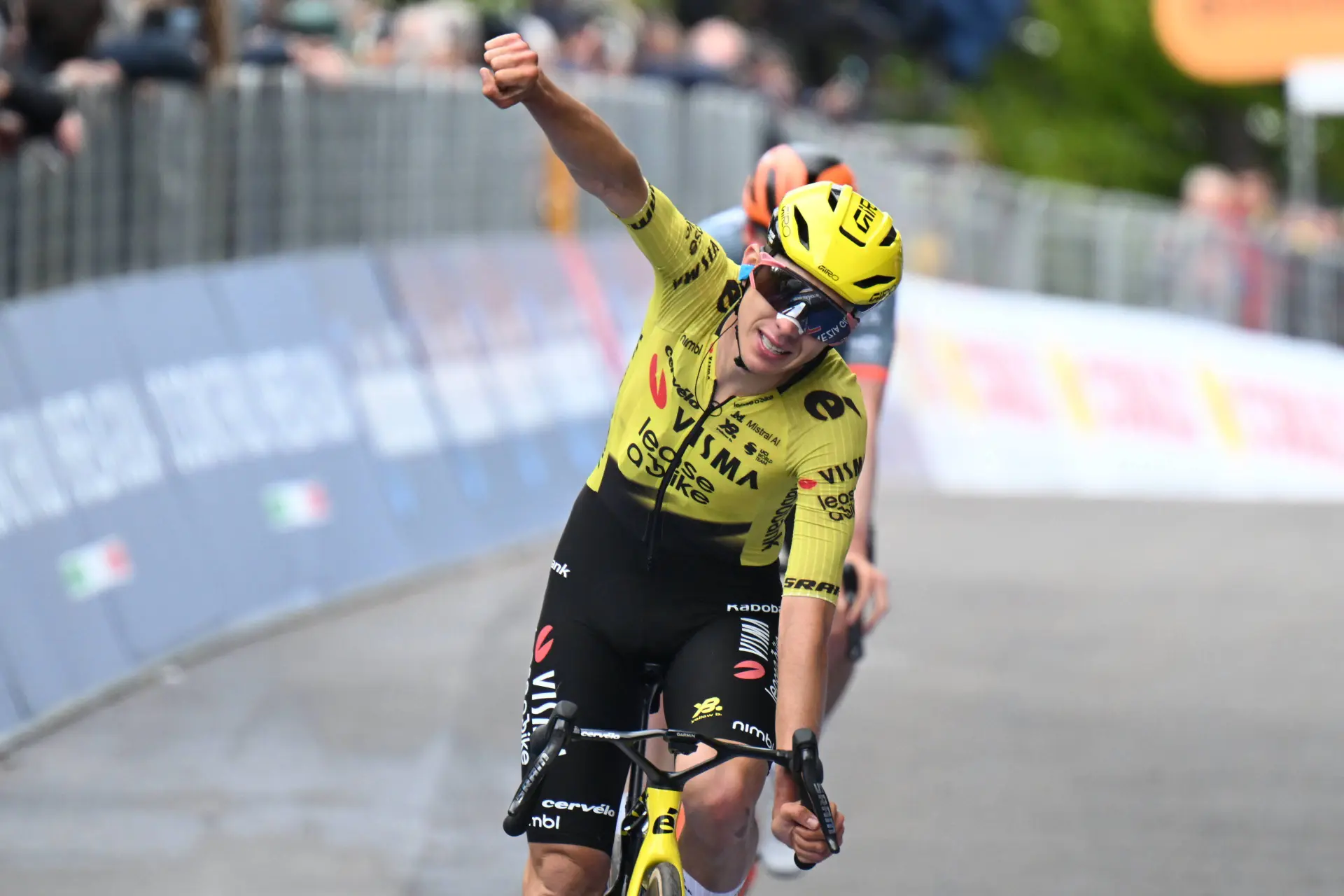 Visma super-domestique Piganzoli surprises everyone: 'Suffering like a pig'