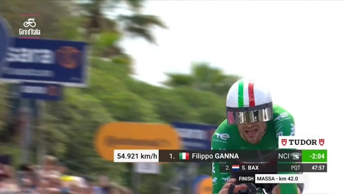 Unstoppable Ganna and strong Arensman complete INEOS celebration in Giro time trial, disappointing Vingegaard misses pink