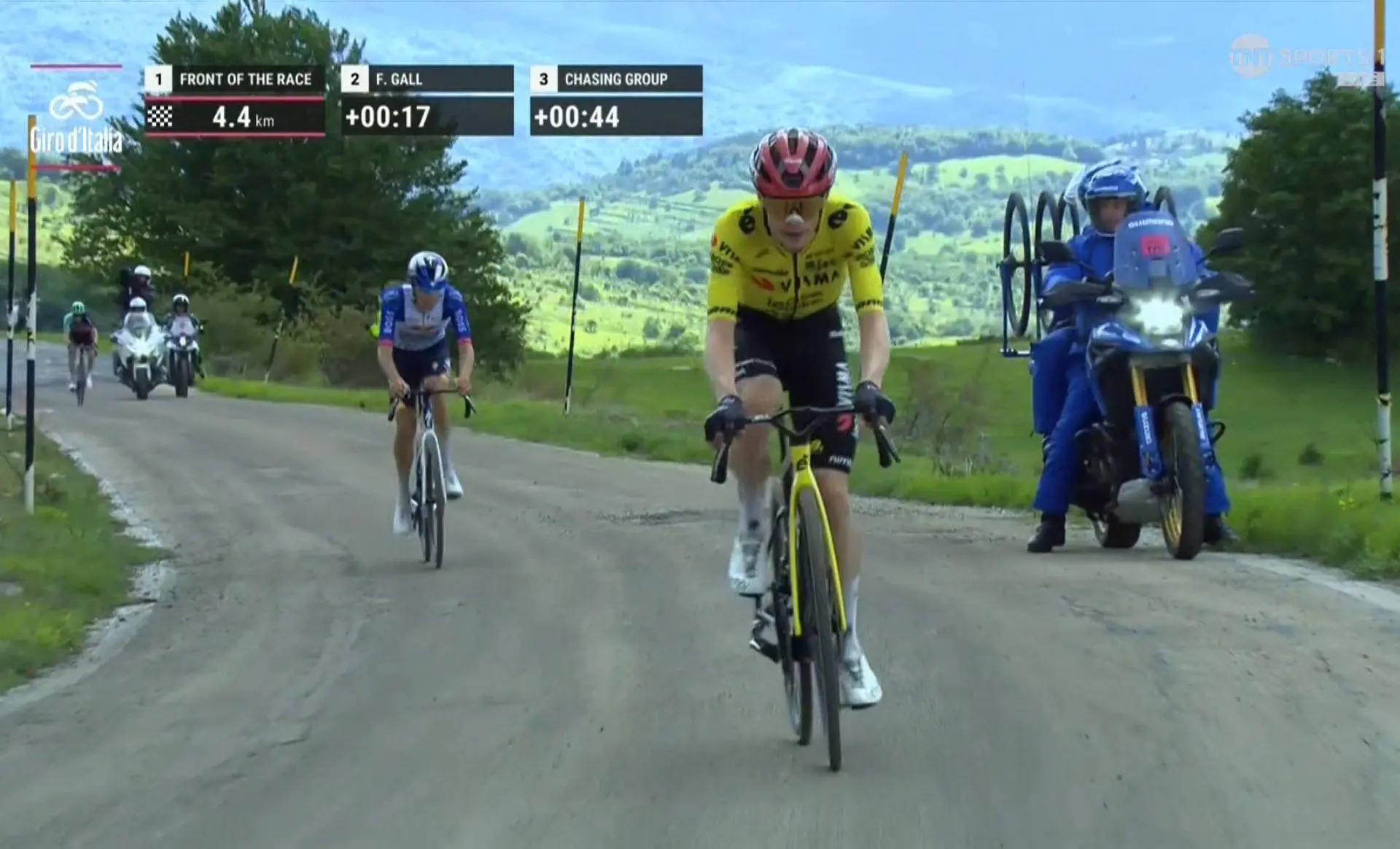 Vingegaard puts rivals to the sword on Blockhaus to take Giro win number 1