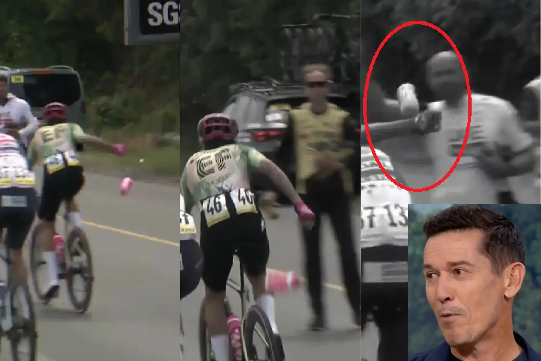 🎥 James Shaw and Robbie McEwen trade blows as bottle-gate 'feud' continues at the Giro