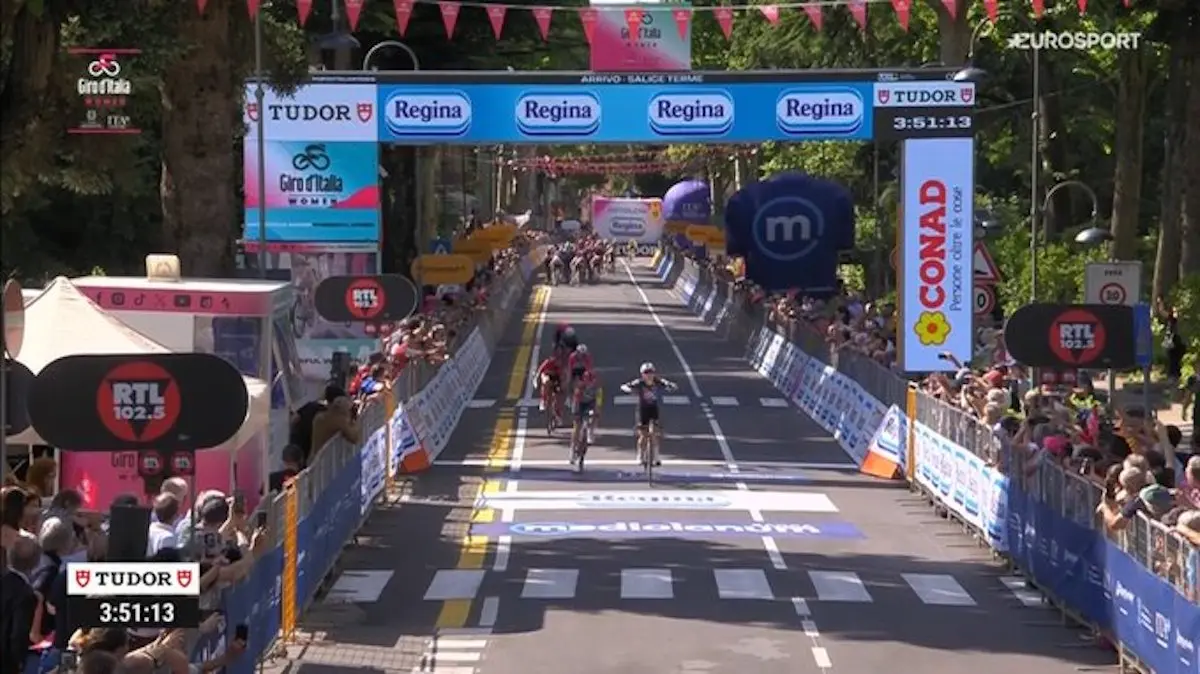 Technical descent causes havoc as Celia Gery wins Giro d’Italia Women stage 7