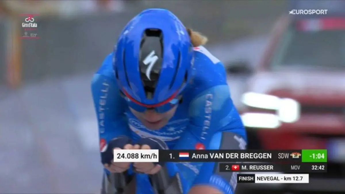 Anna van der Breggen demolishes the opposition in Giro d’Italia Women uphill time trial