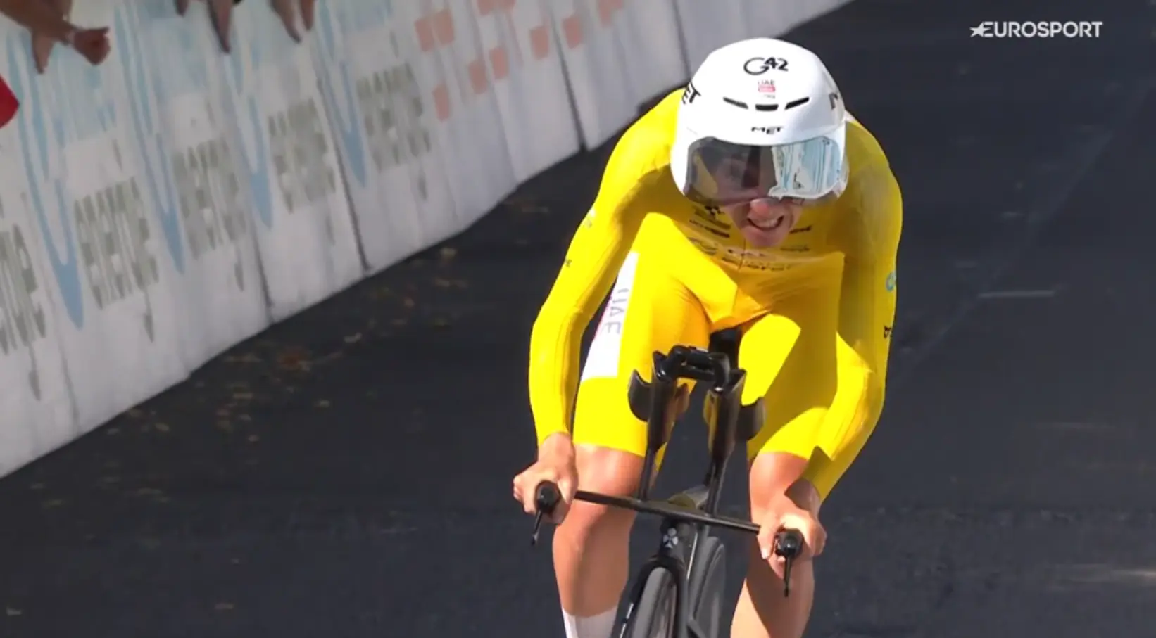 Pogačar overjoyed to beat Van der Poel: 'Didn't realise I was fighting for the win'