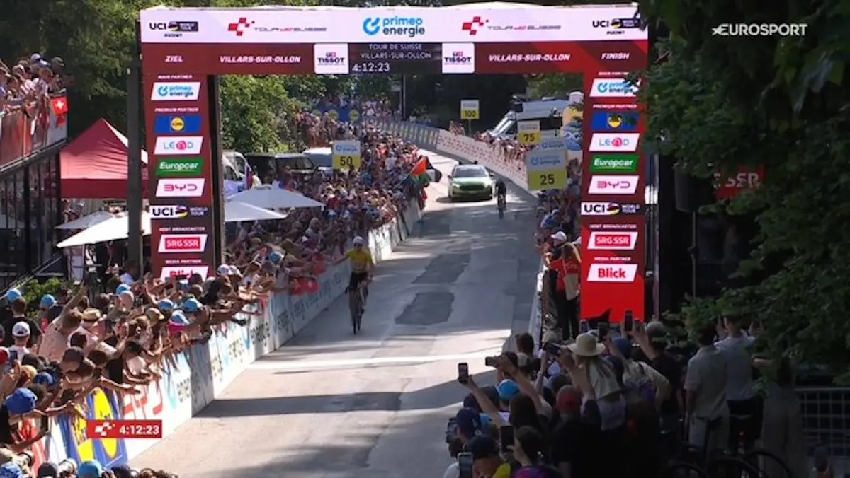 Timed to perfection: heroic Pogacar adds one final flourish at Tour de Suisse closing stage