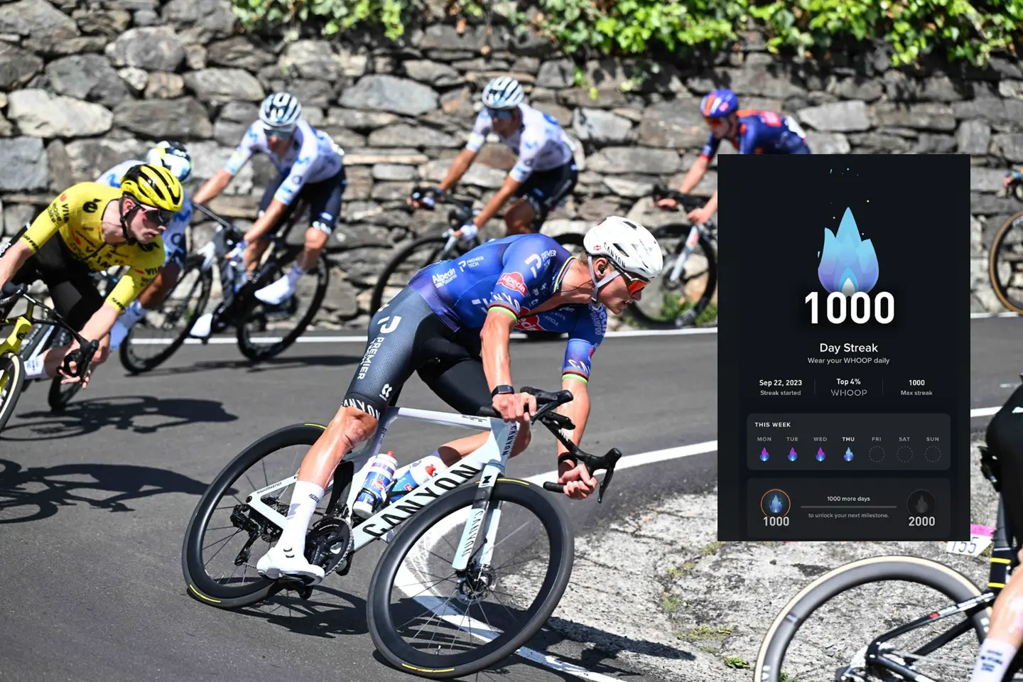 Mathieu van der Poel and his 1,000-day Whoop streak: why the wristband matters so much to him