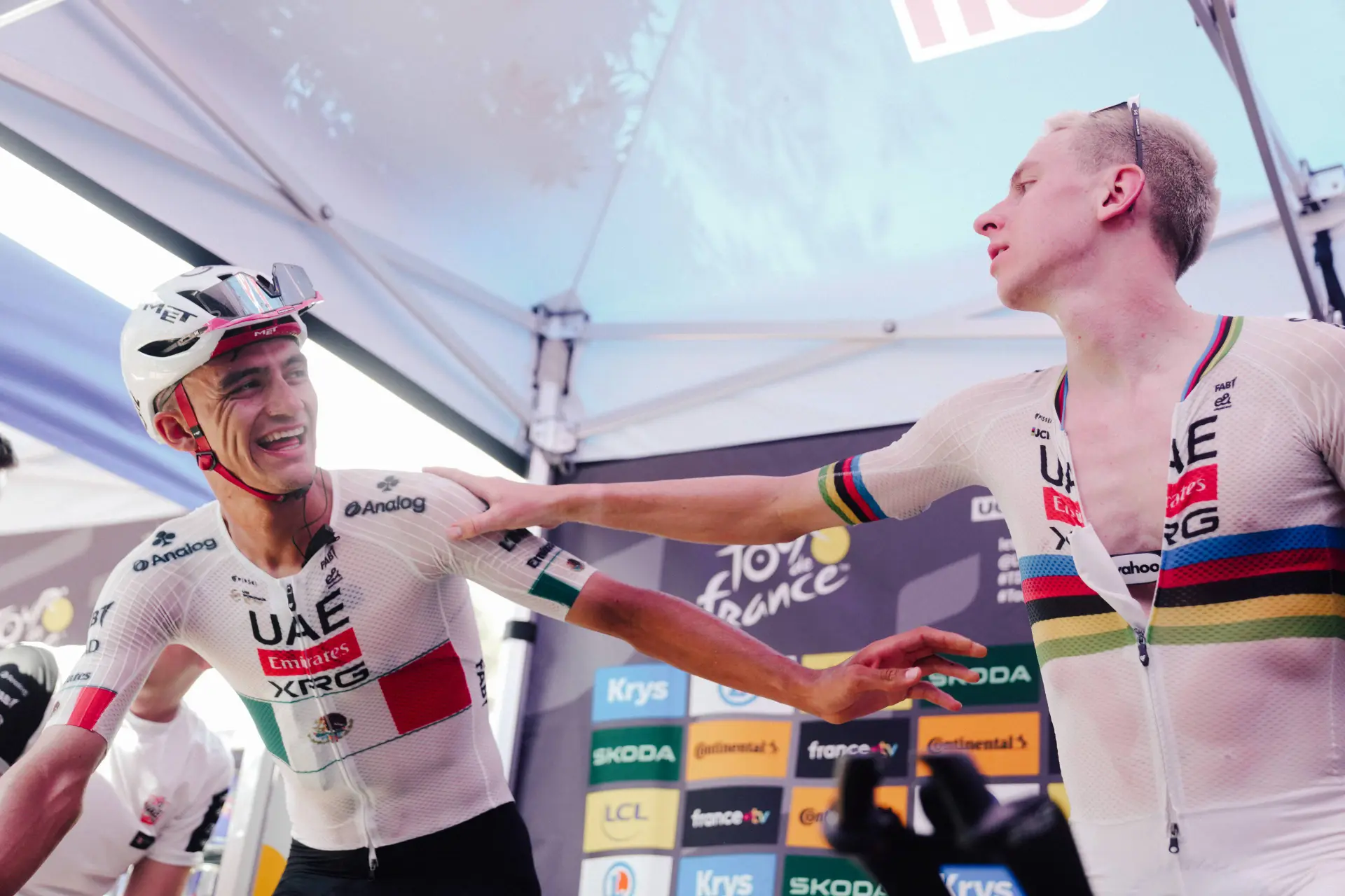 🎥 “He knew exactly what was coming”; Del Toro and Pogačar’s post-stage chat caught on camera