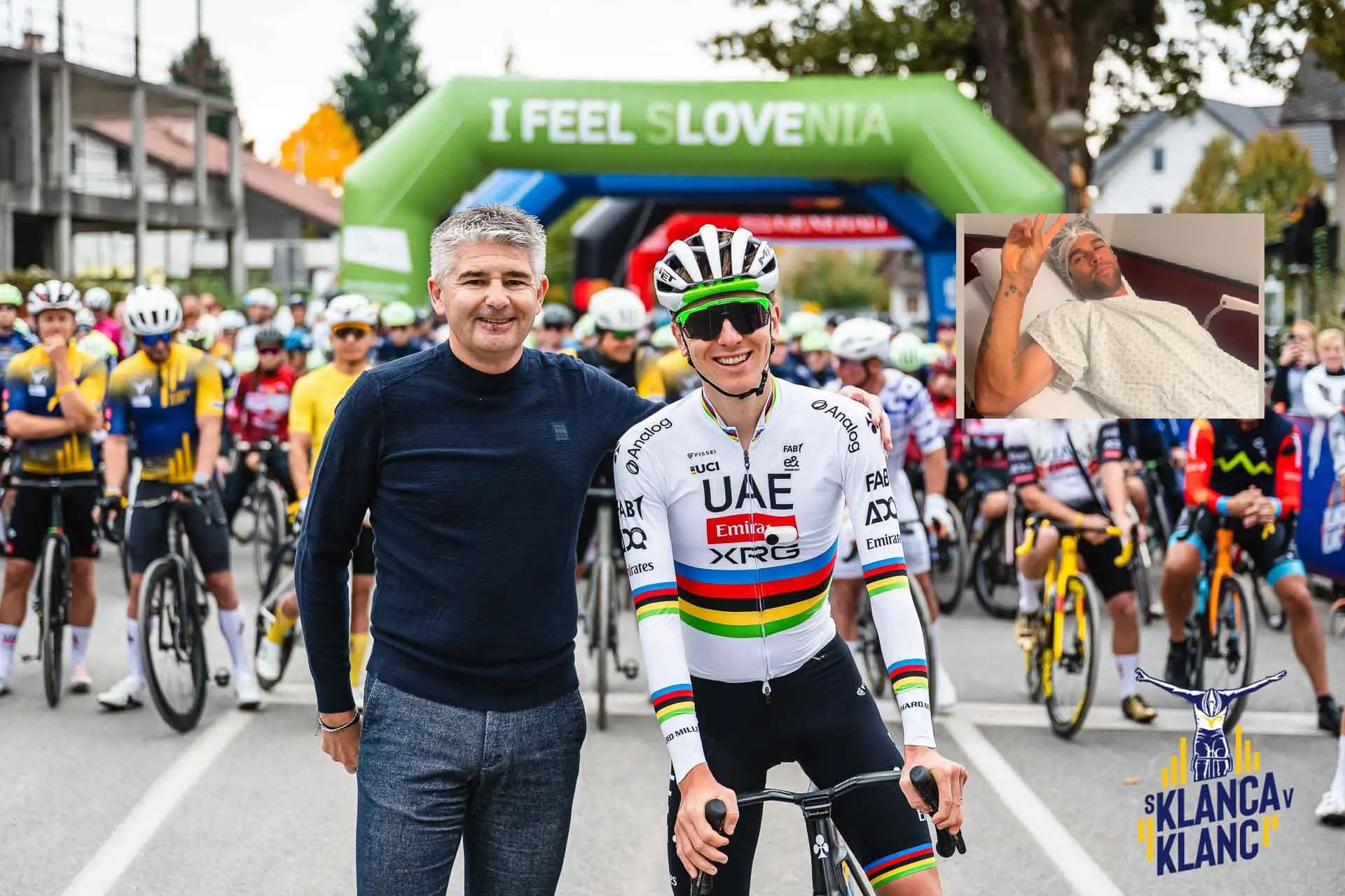 Tadej Pogačar brings cycling’s biggest names to Slovenia, but close friend withdraws at last minute
