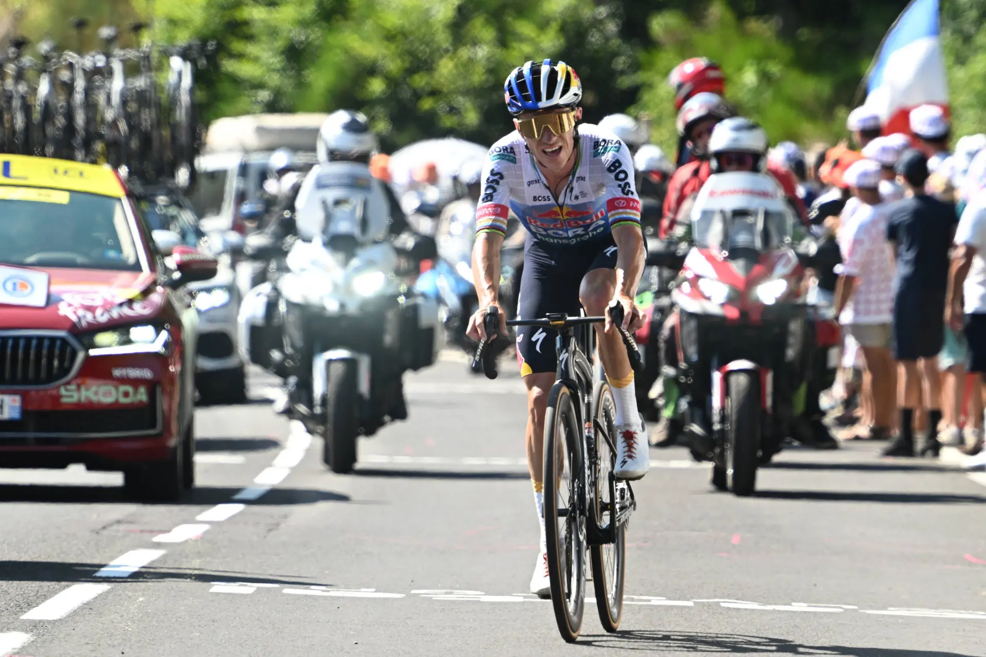 Evenepoel hopes Belgians won't be negative after roller coaster stage: 'I'd give myself a 9 out of 10'