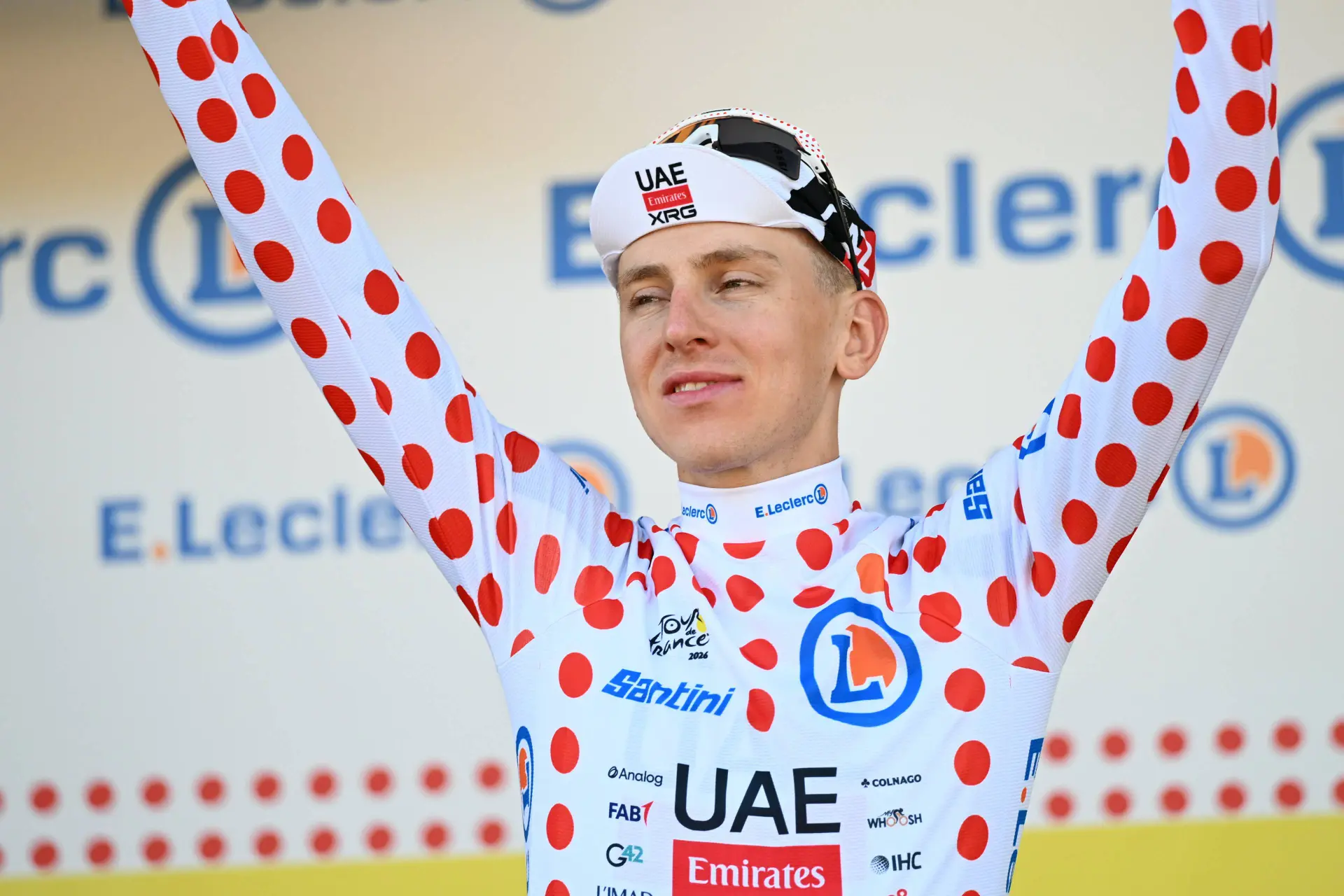 Polka-dot Pogačar can fall back on 3-second 'gain' over Vingegaard after Tour de France setback