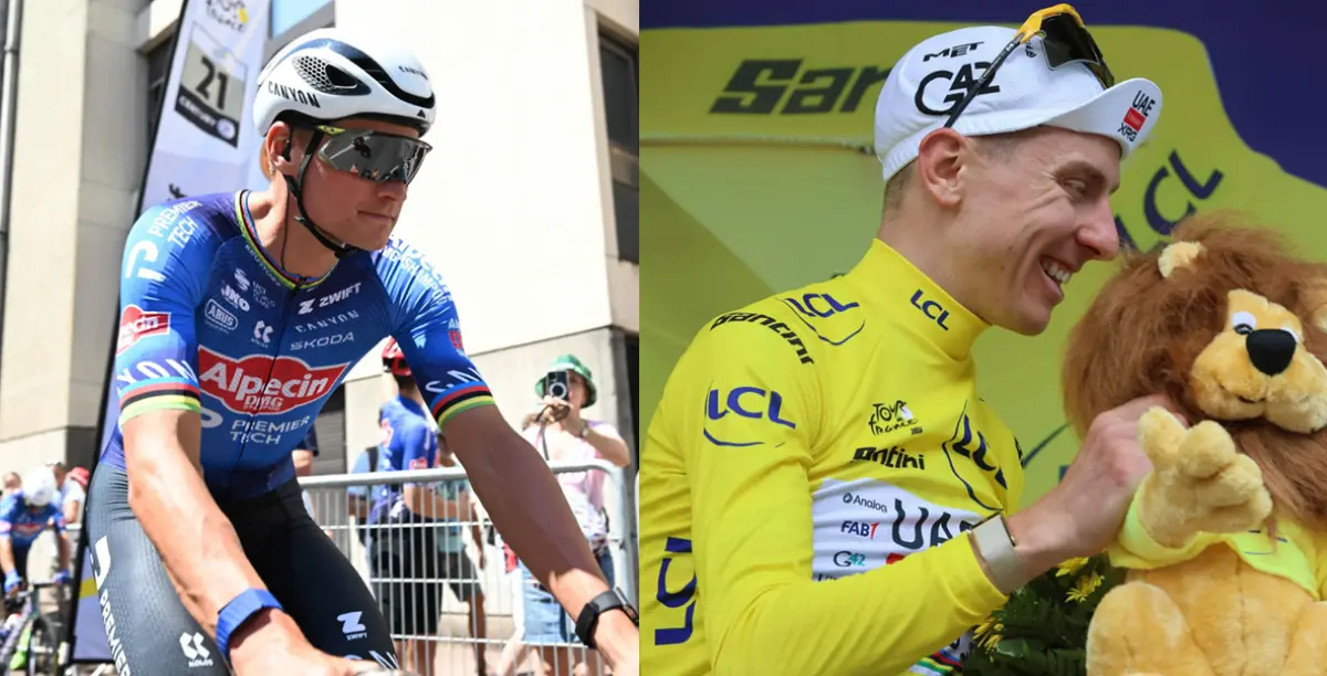 Whoop data gives insight into how the heat affects Pogačar and Van der Poel at the Tour de France