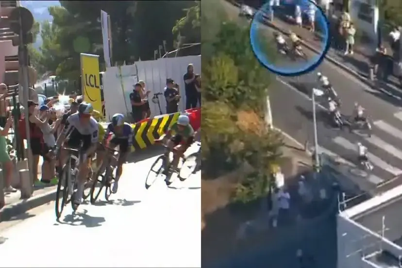 🎥 Missing footage emerges: Gery did force Niewiadoma wide in decisive Tour de France Femmes corner